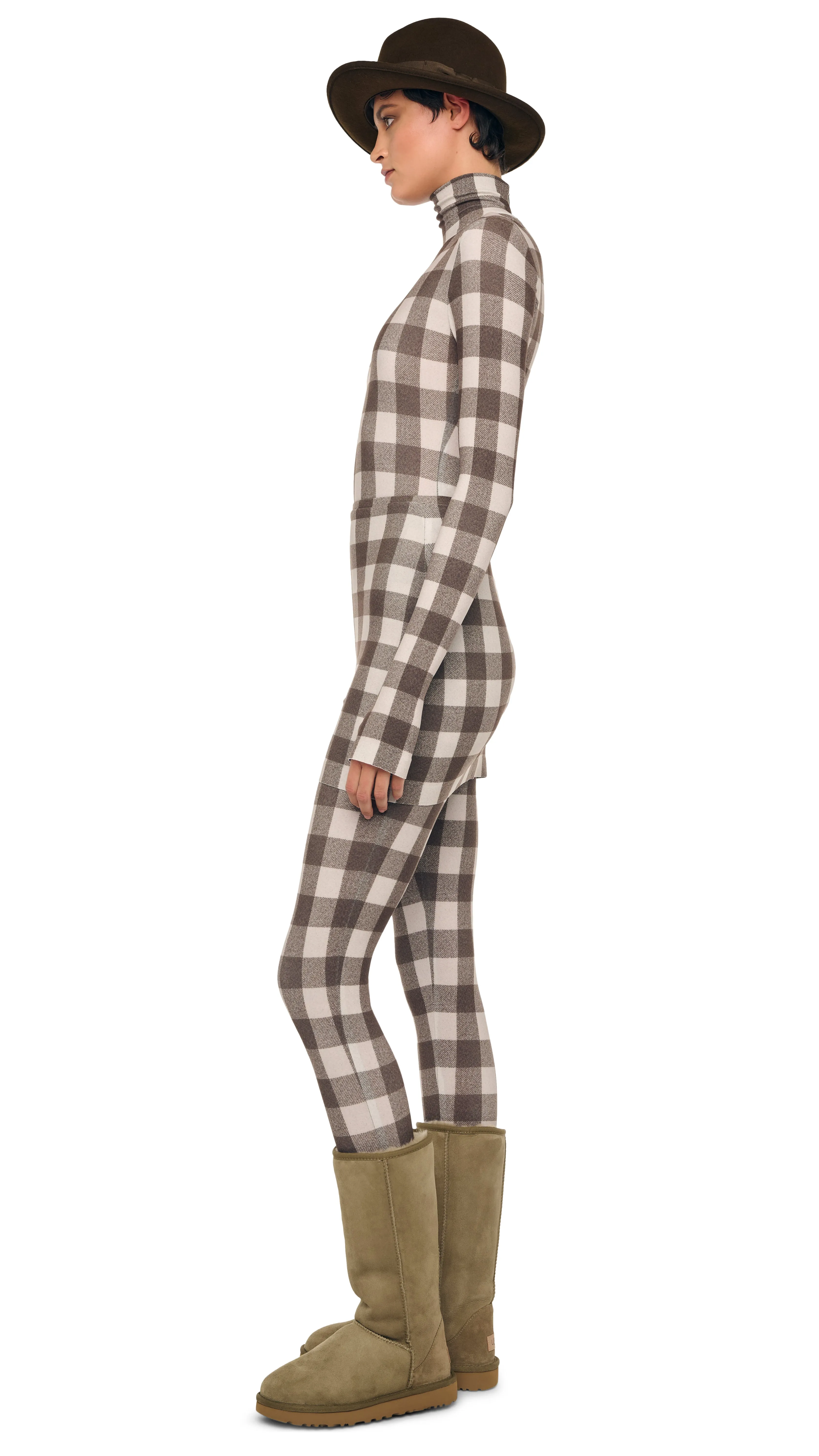 LONG SLEEVE TURTLE CATSUIT W/ FOOTIE sold by Norma Kamali product image thumbnail 2