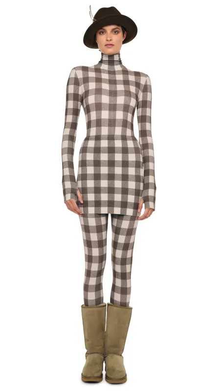 LONG SLEEVE TURTLE CATSUIT W/ FOOTIE sold by Norma Kamali