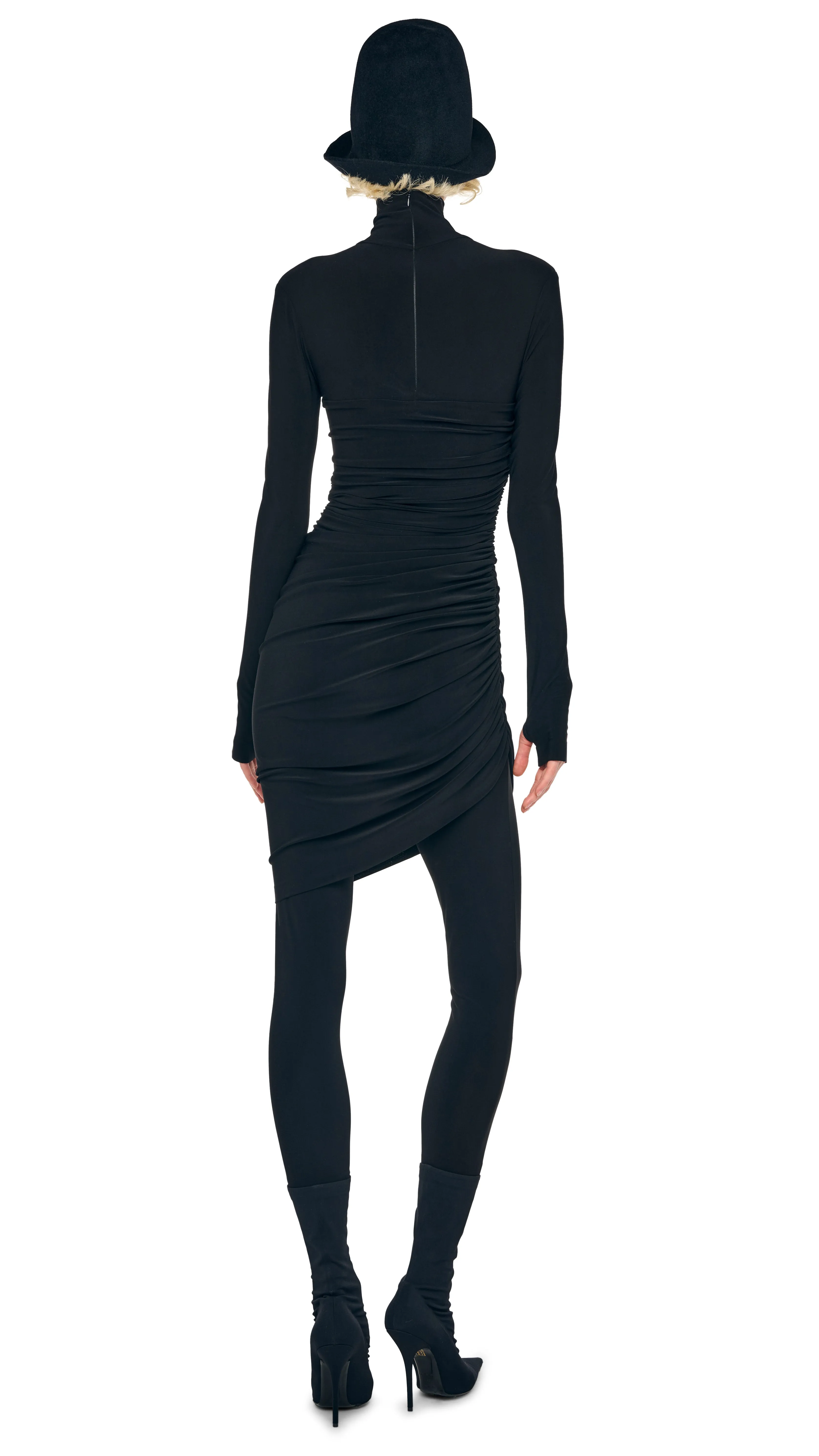DIANA MINI DRESS W/ CATSUIT sold by Norma Kamali product image thumbnail 3