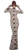 LONG SLEEVE TURTLE FISHTAIL GOWN sold by Norma Kamali