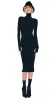 LONG SLEEVE TURTLENECK DRESS sold by Norma Kamali