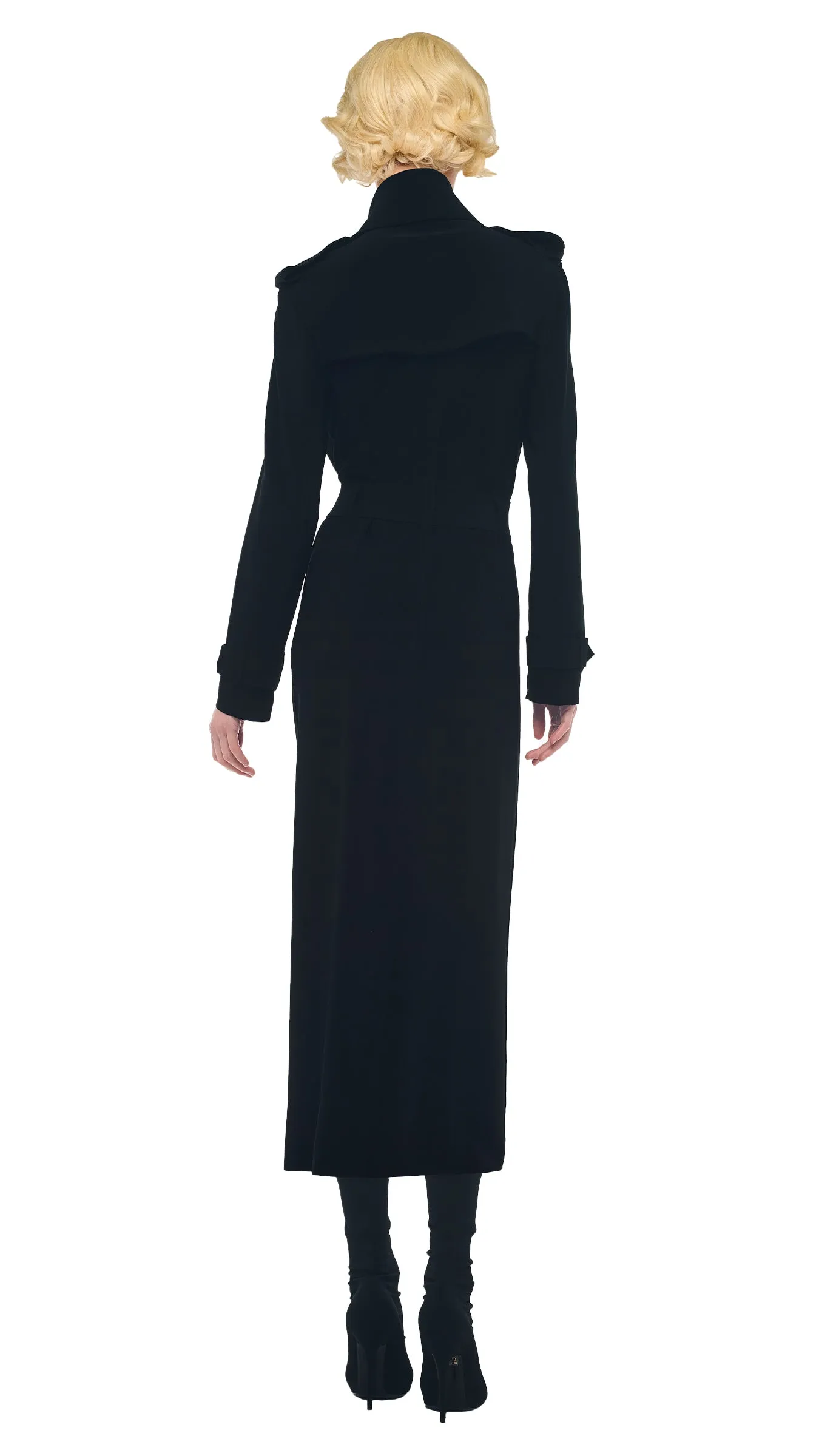 OVERSIZED DOUBLE BREASTED TRENCH sold by Norma Kamali product image thumbnail 3