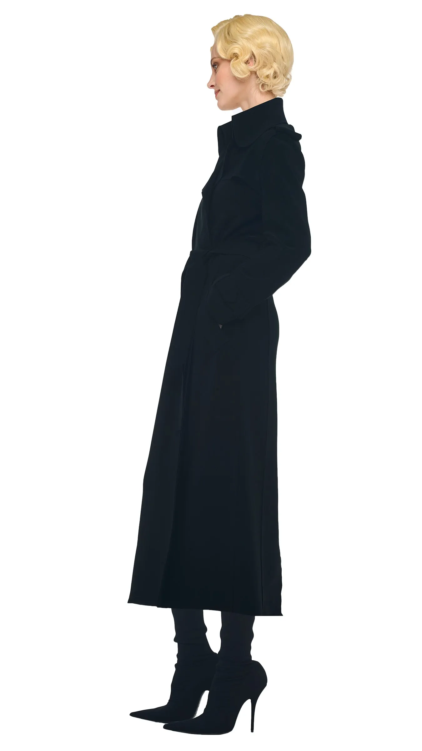 OVERSIZED DOUBLE BREASTED TRENCH sold by Norma Kamali product image thumbnail 2