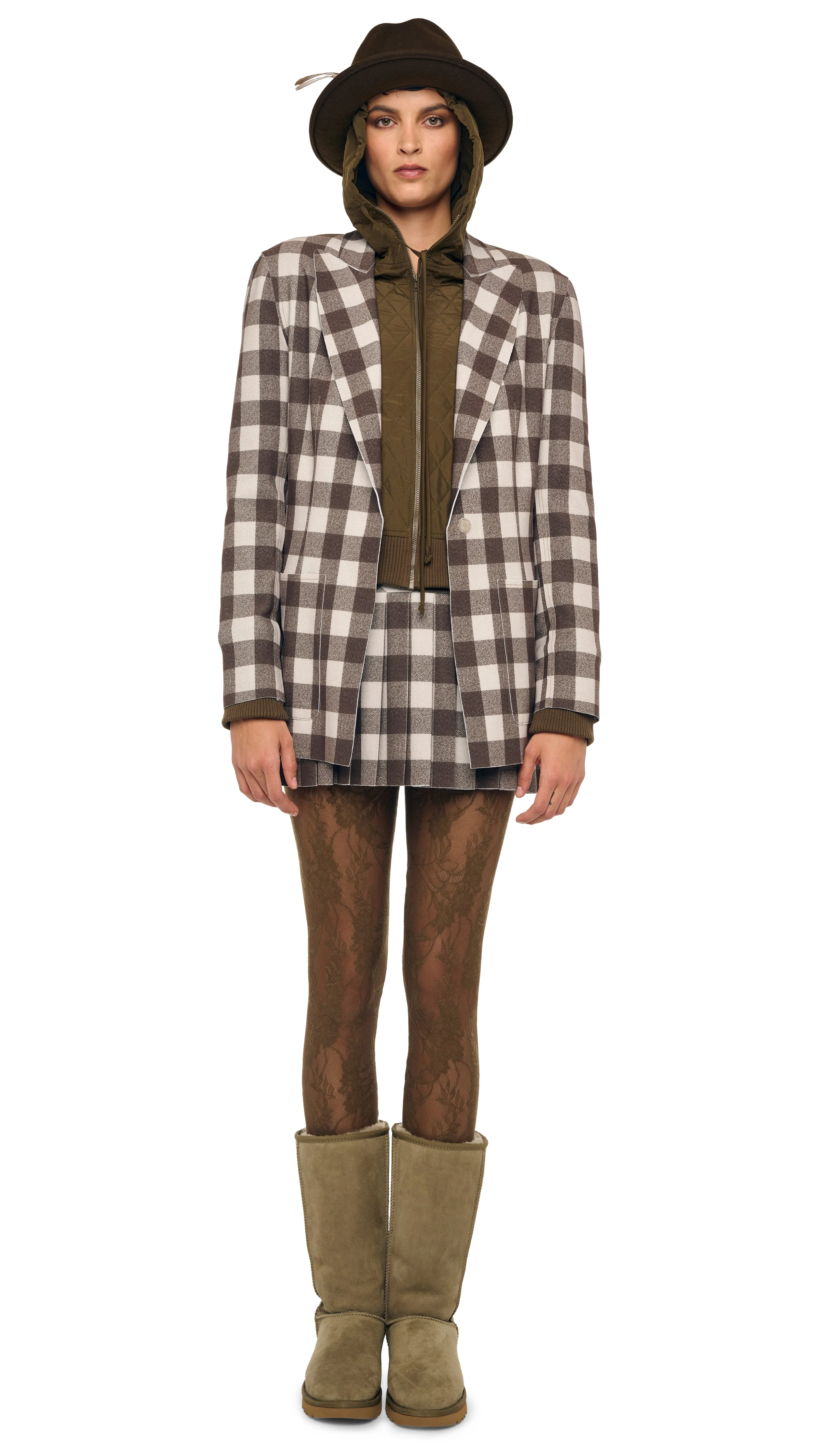 EASY FIT SB JACKET W/ PATCH POCKET sold by Norma Kamali product image thumbnail 5