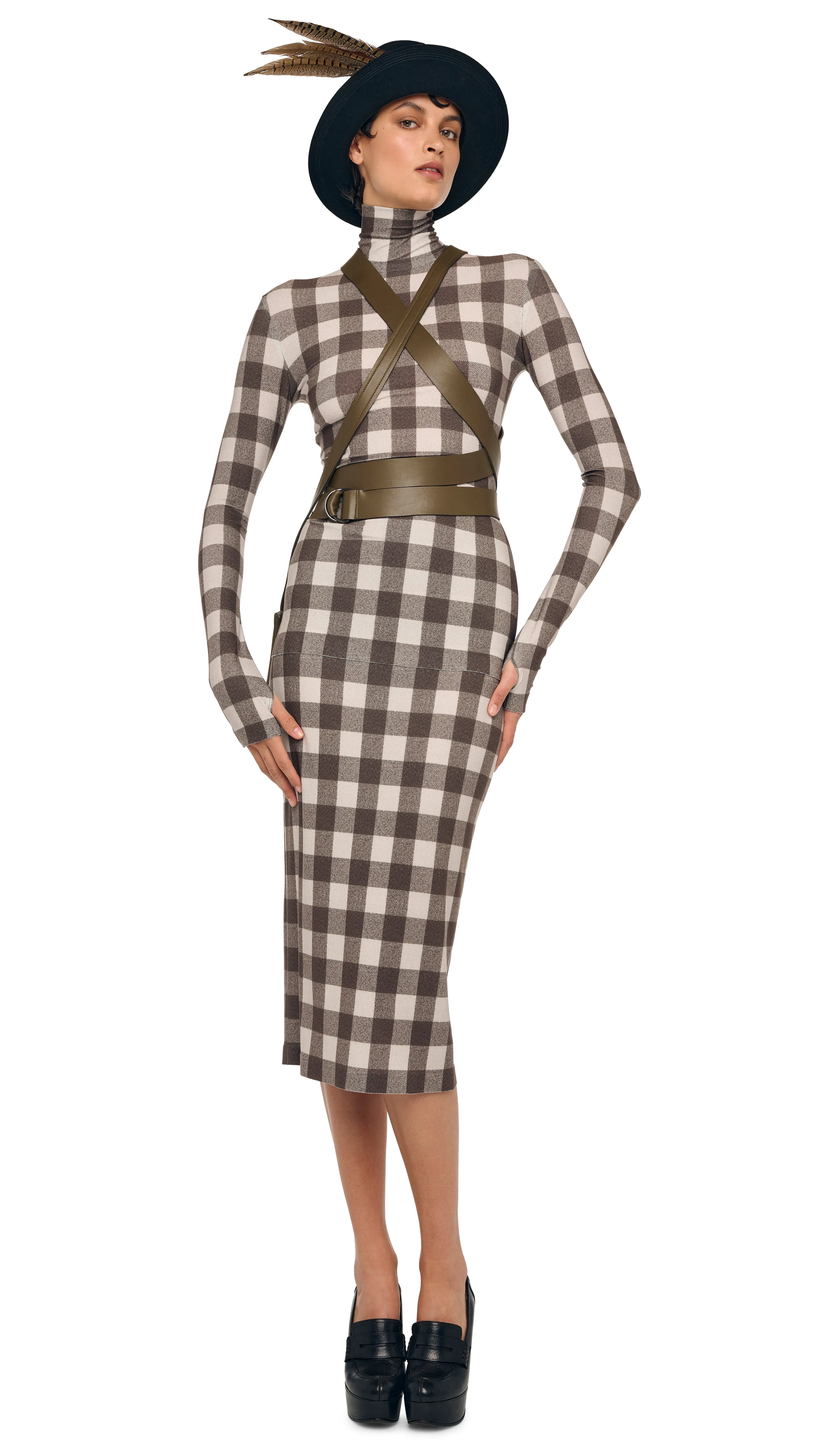 SLIM FIT LONG SLEEVE TURTLE TOP sold by Norma Kamali