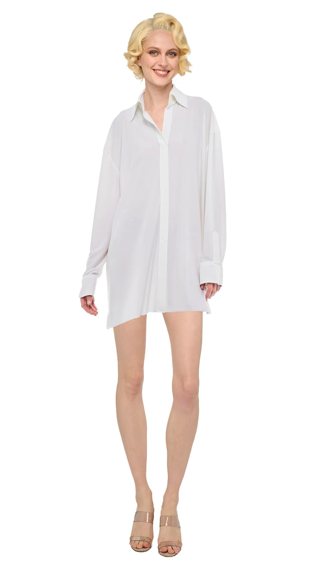 OS BF NK SHIRT DRESS sold by Norma Kamali