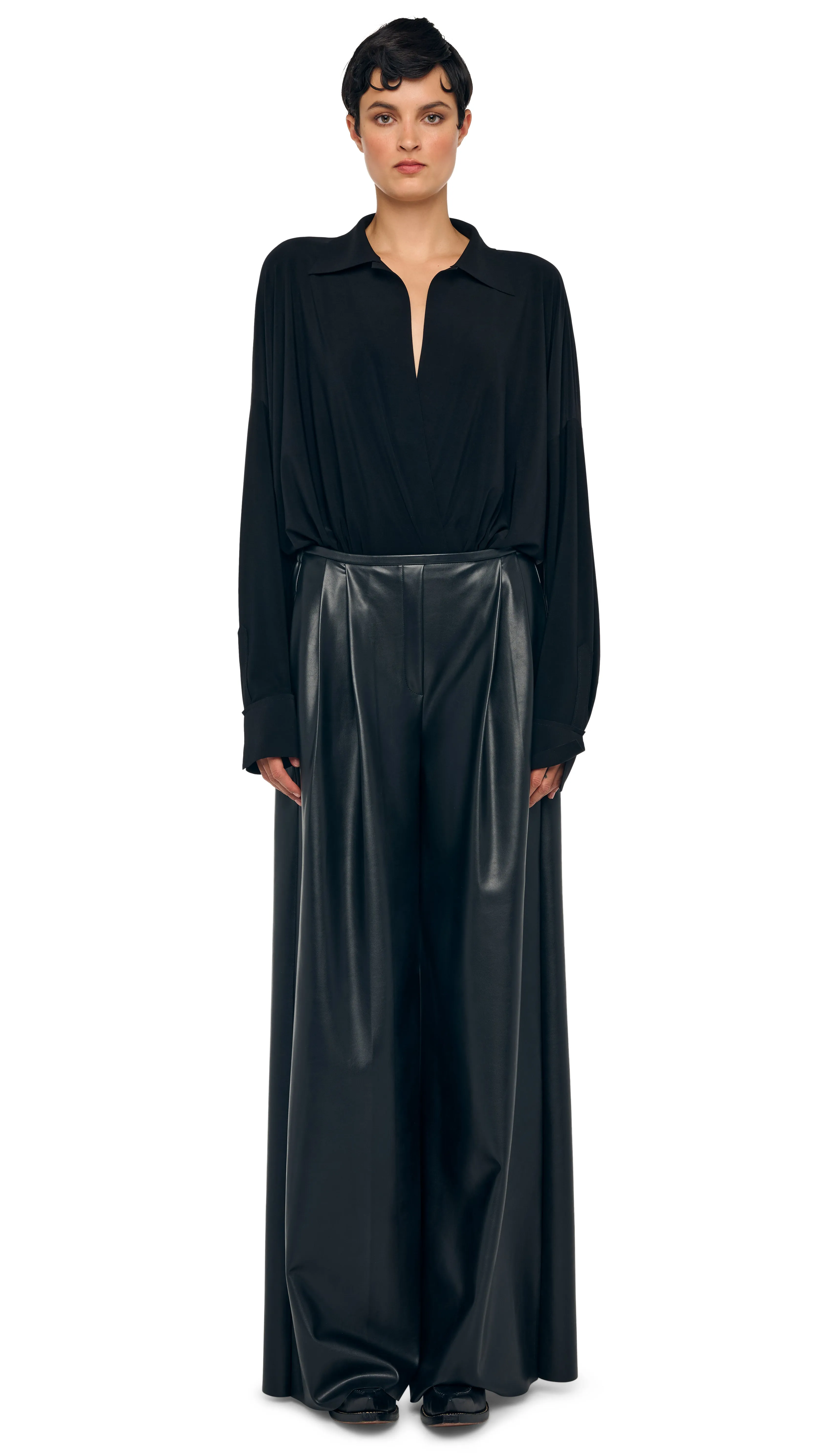 SUPER OS BF NK SHIRT BODYSUIT sold by Norma Kamali product image thumbnail 4