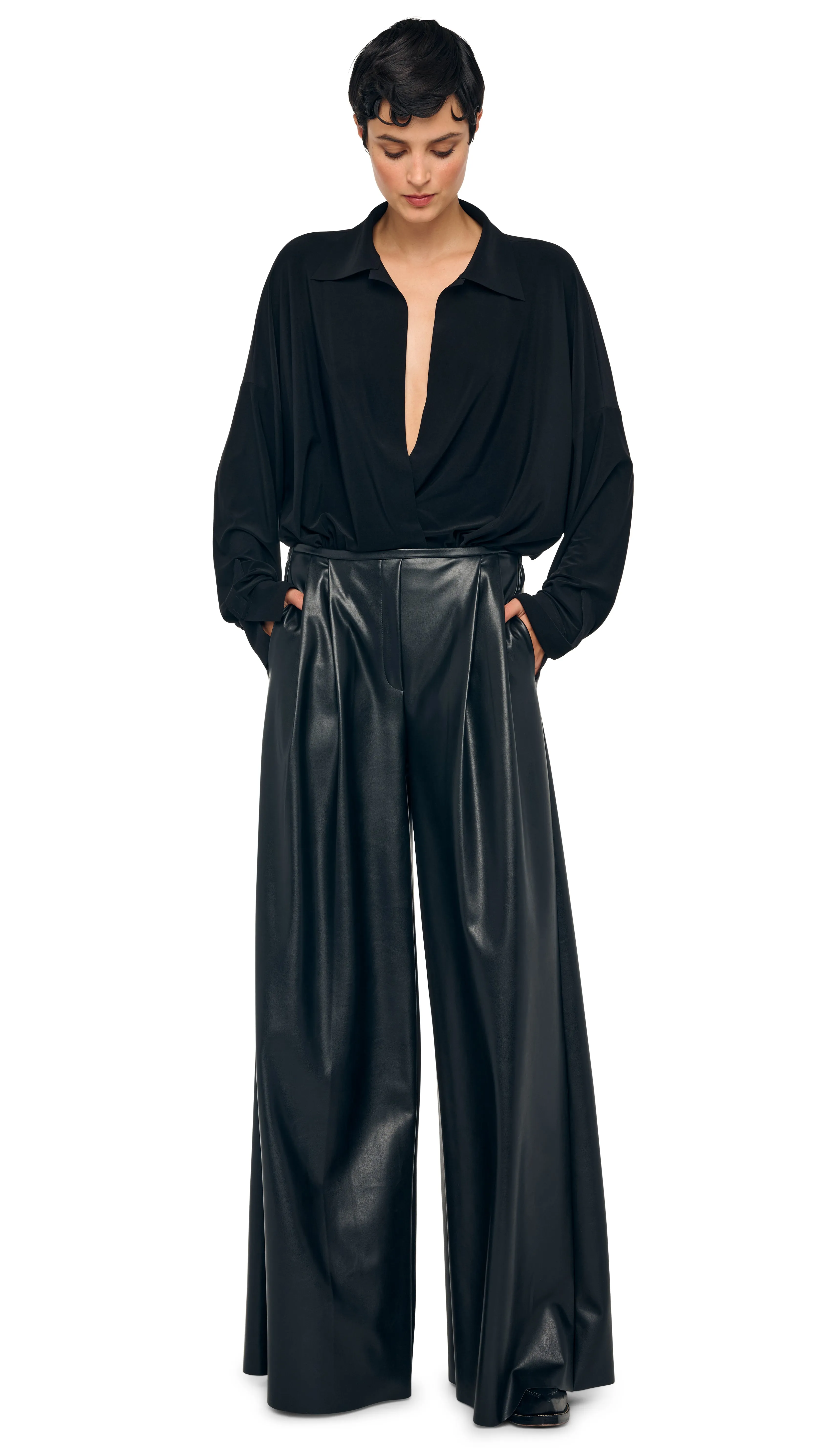 SUPER OS BF NK SHIRT BODYSUIT sold by Norma Kamali product image thumbnail 5