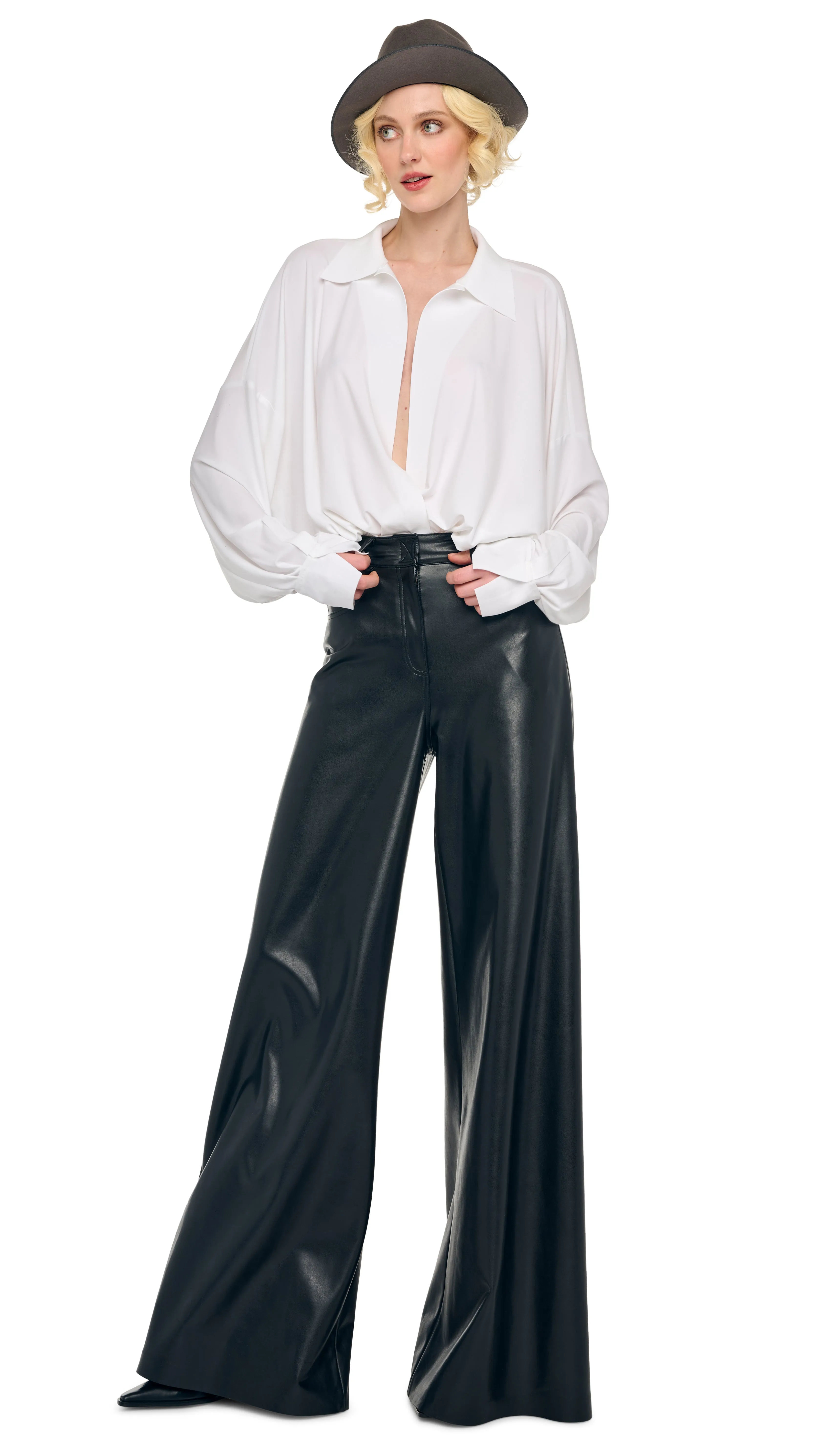 OVERSIZED NK BODYSUIT sold by Norma Kamali product image thumbnail 4
