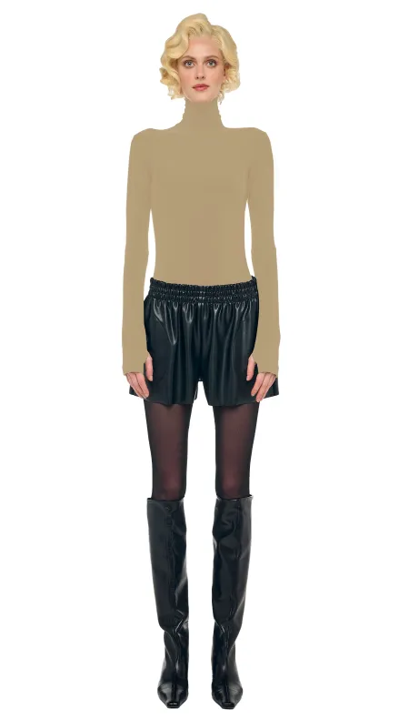 SLIM FIT LONG SLEEVE TURTLE TOP sold by Norma Kamali