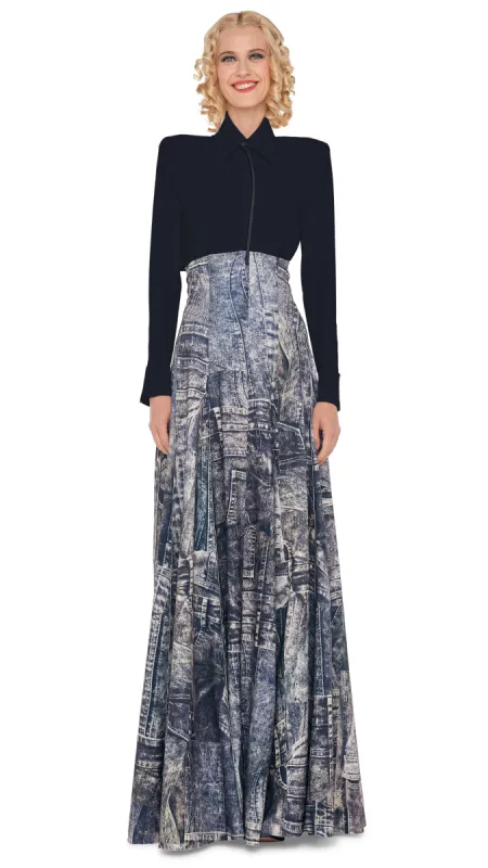 NK SHIRT W/ SHOULDER PADS W/ LARIAT sold by Norma Kamali