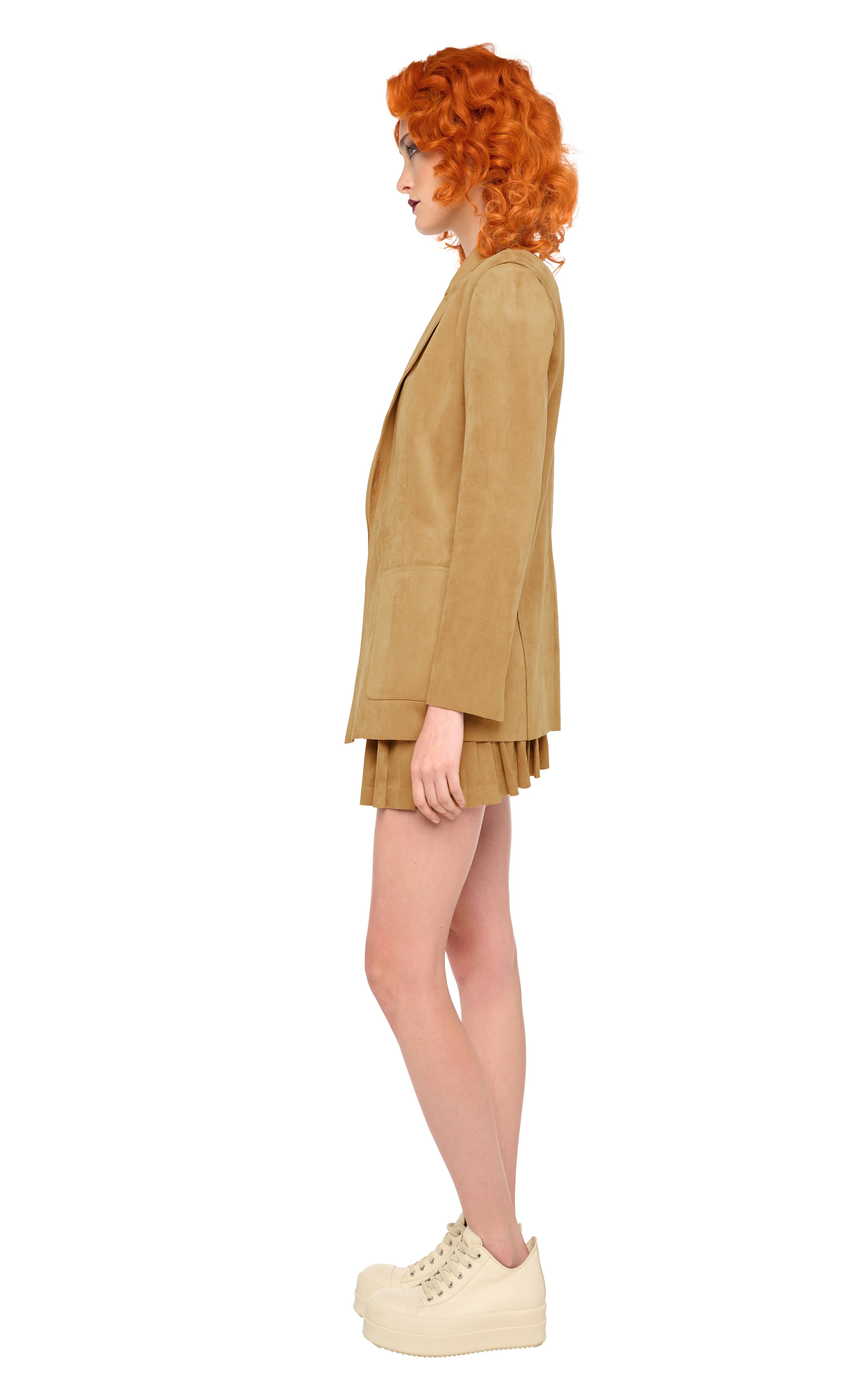 PLEATED MINI SKIRT sold by Norma Kamali product image thumbnail 2