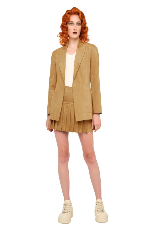 PLEATED MINI SKIRT sold by Norma Kamali