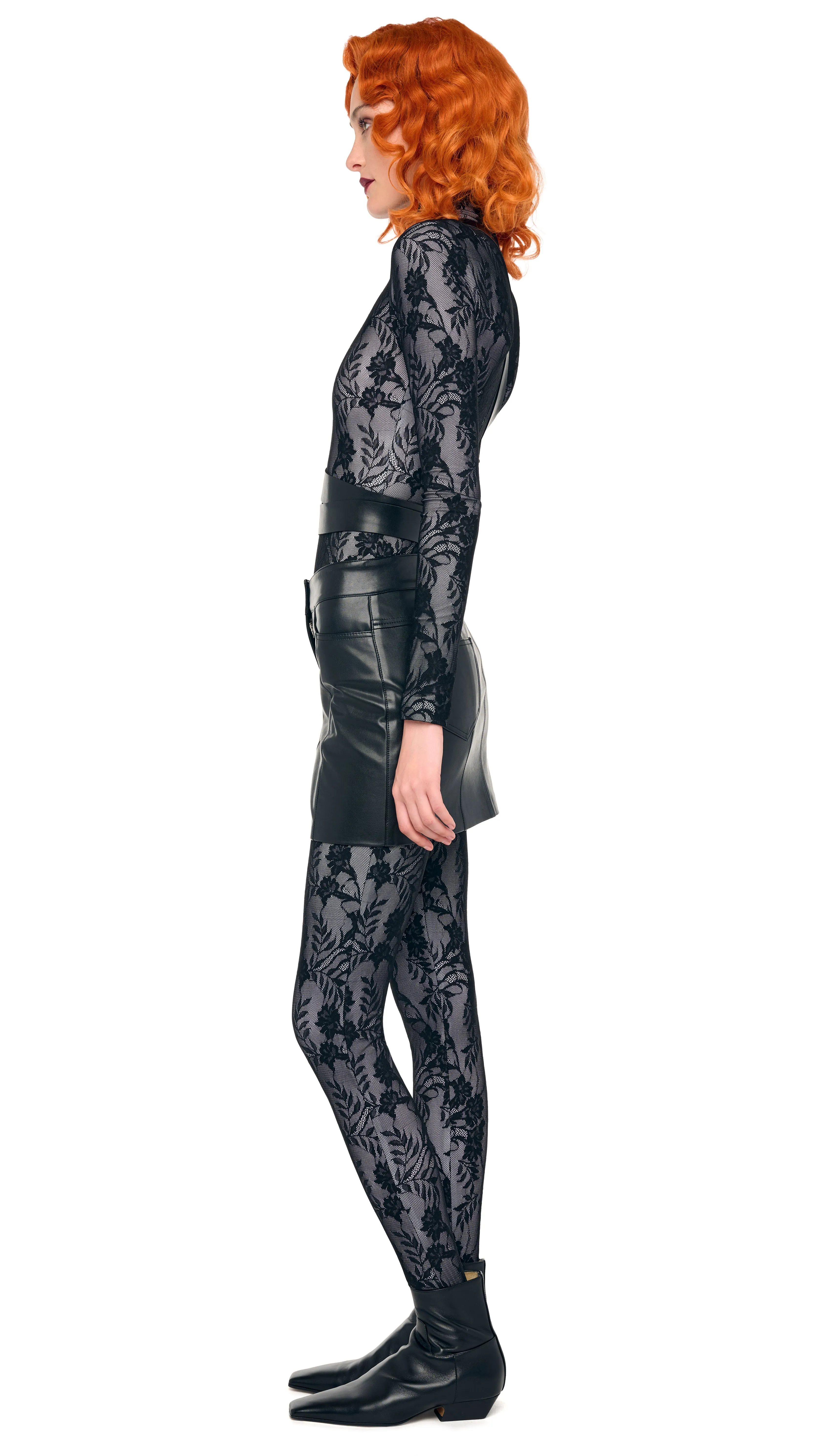 STRAIGHT JEAN MINI SKIRT sold by Norma Kamali product image thumbnail 2