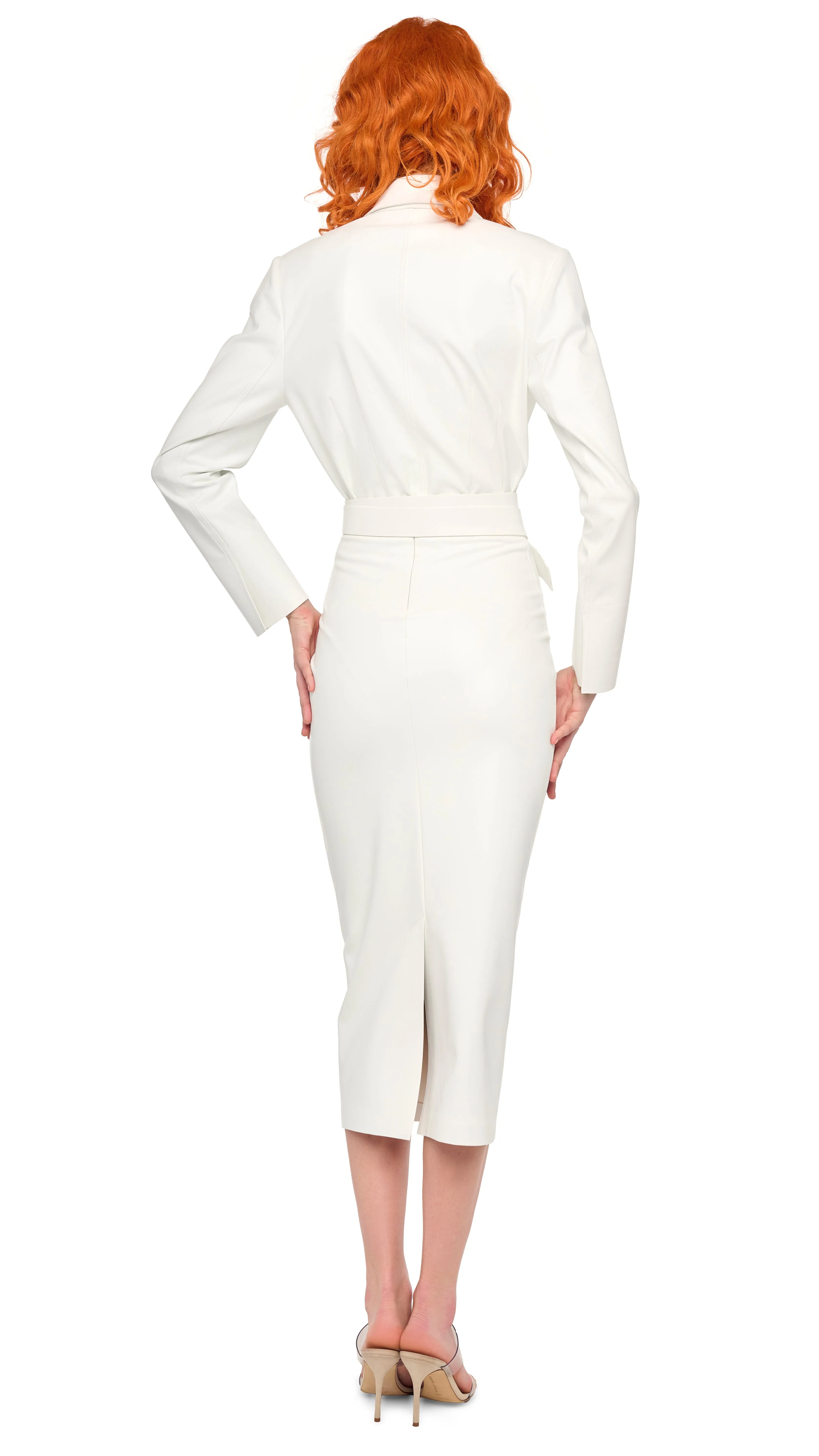 STRAIGHT SKIRT TO MIDCALF sold by Norma Kamali product image thumbnail 3