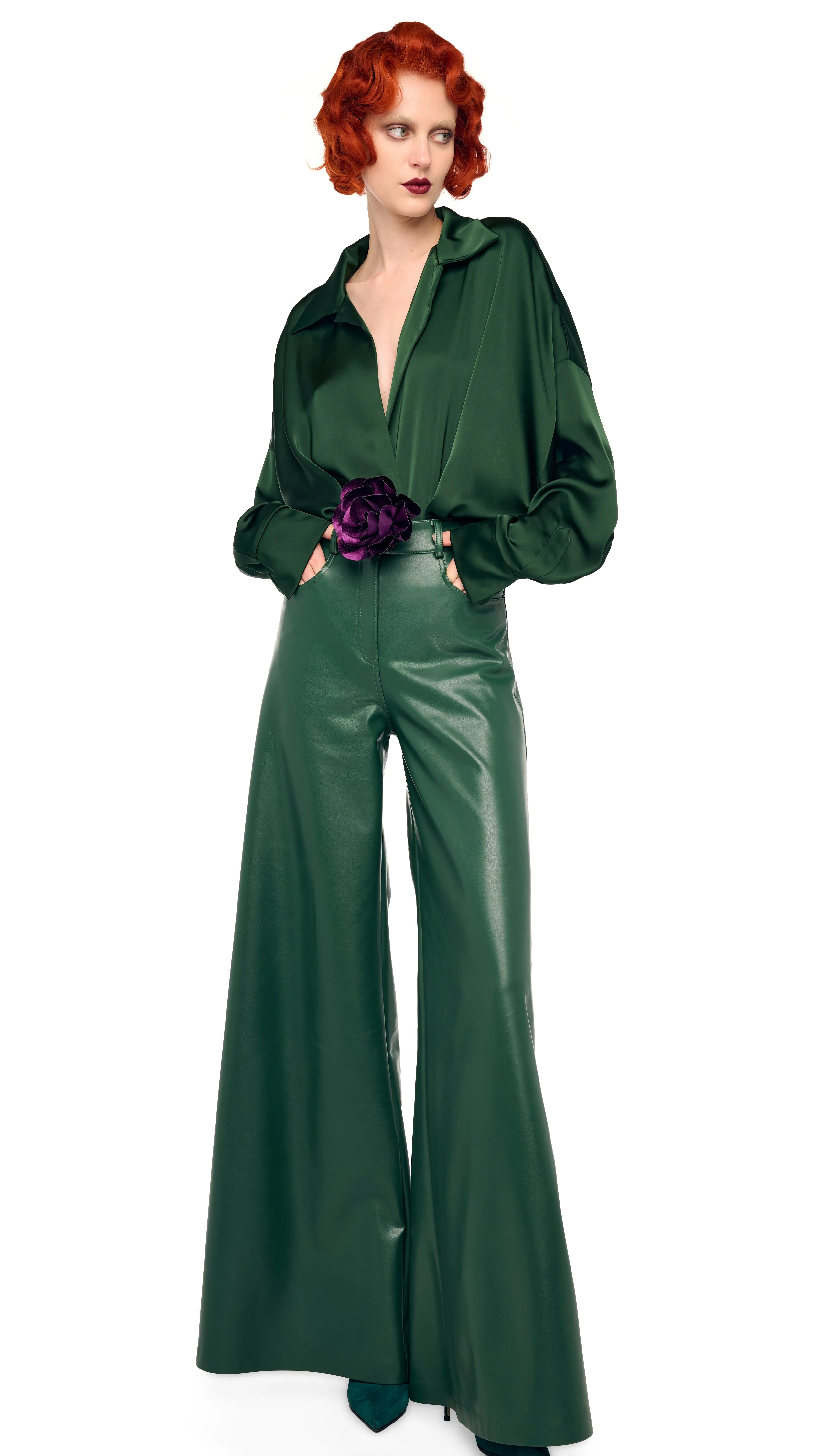 SUPER OS BF NK SHIRT BODYSUIT sold by Norma Kamali product image thumbnail 4