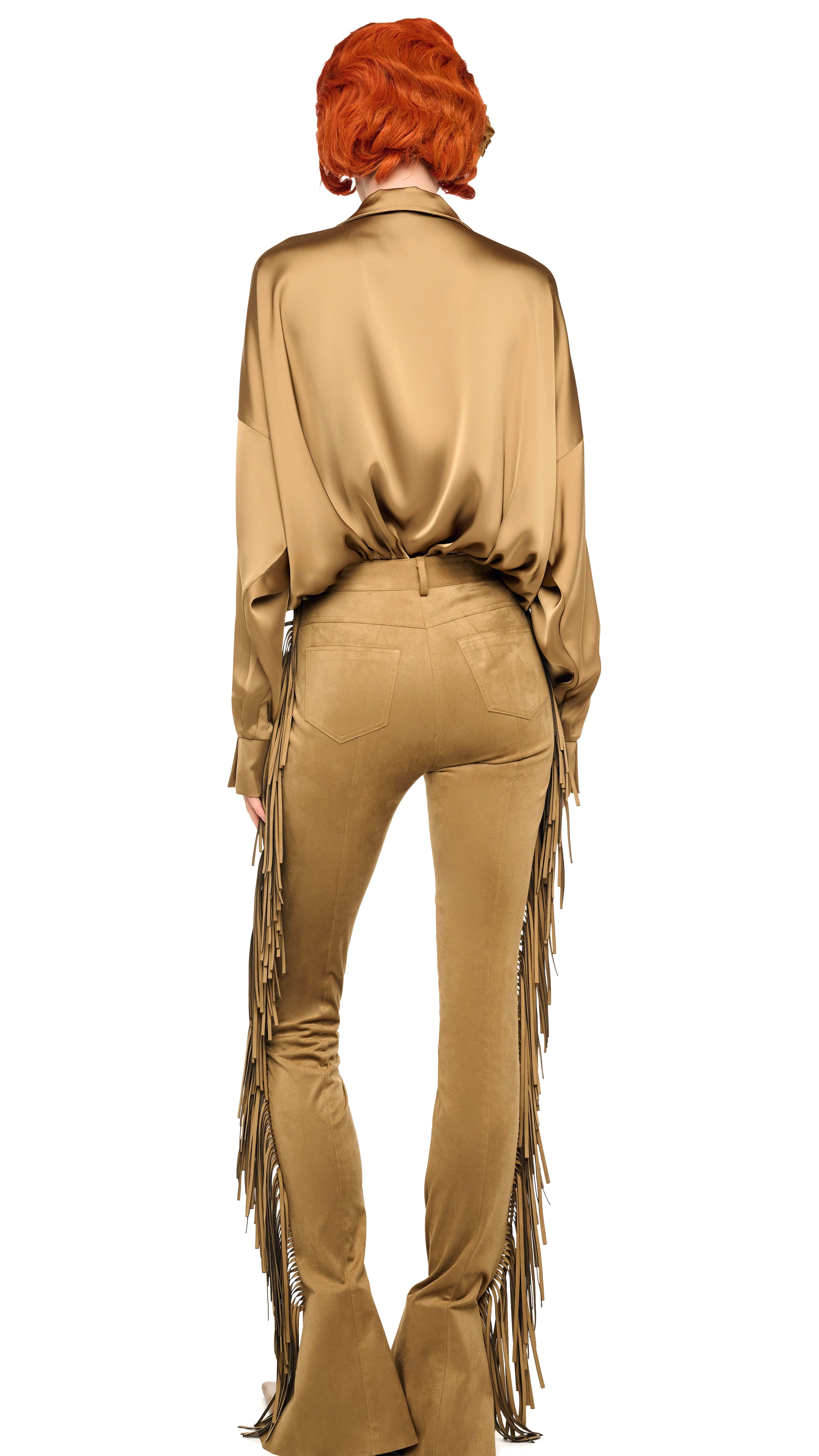 SUPER OS BF NK SHIRT BODYSUIT sold by Norma Kamali product image thumbnail 3