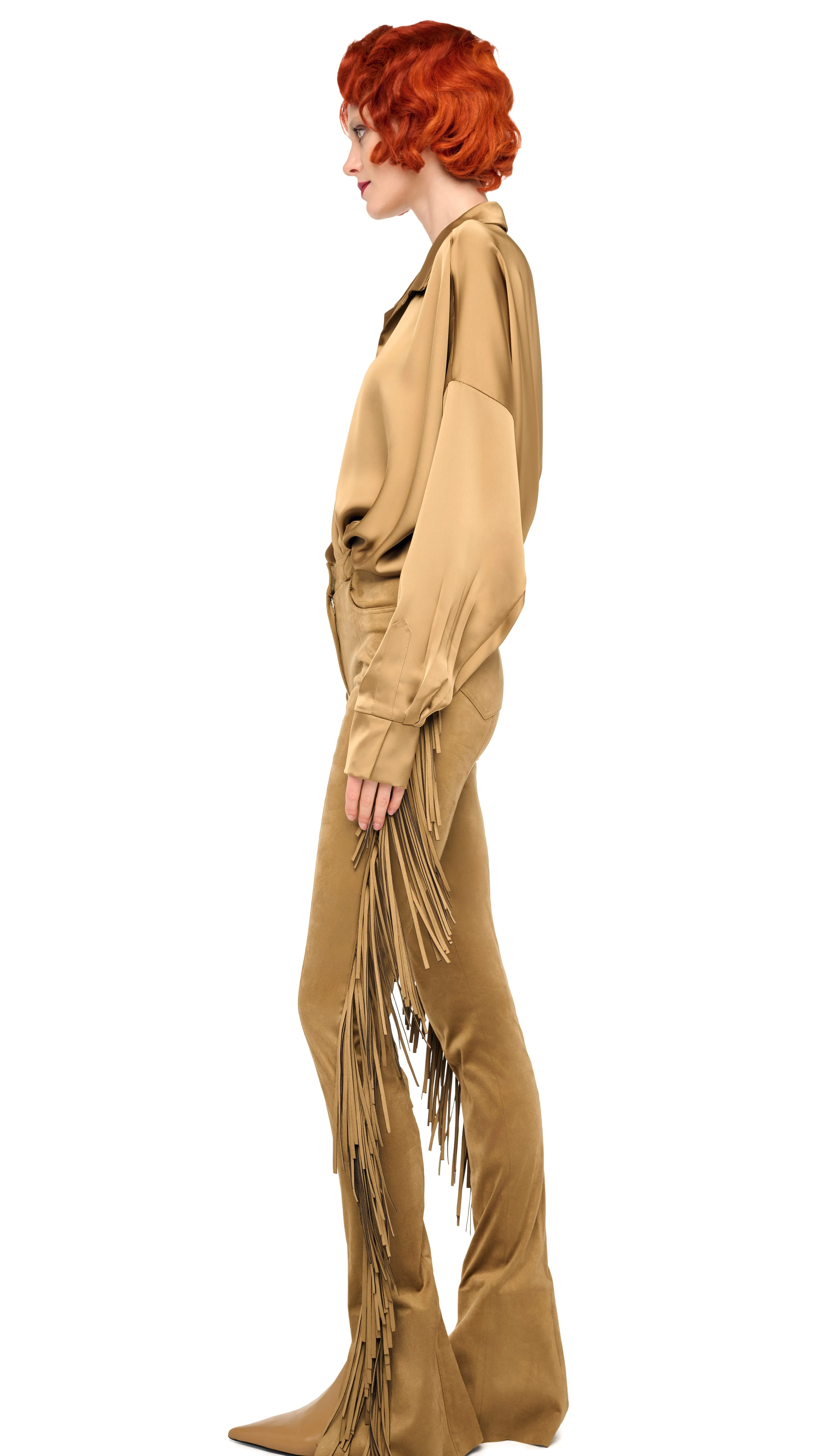 SUPER OS BF NK SHIRT BODYSUIT sold by Norma Kamali product image thumbnail 2