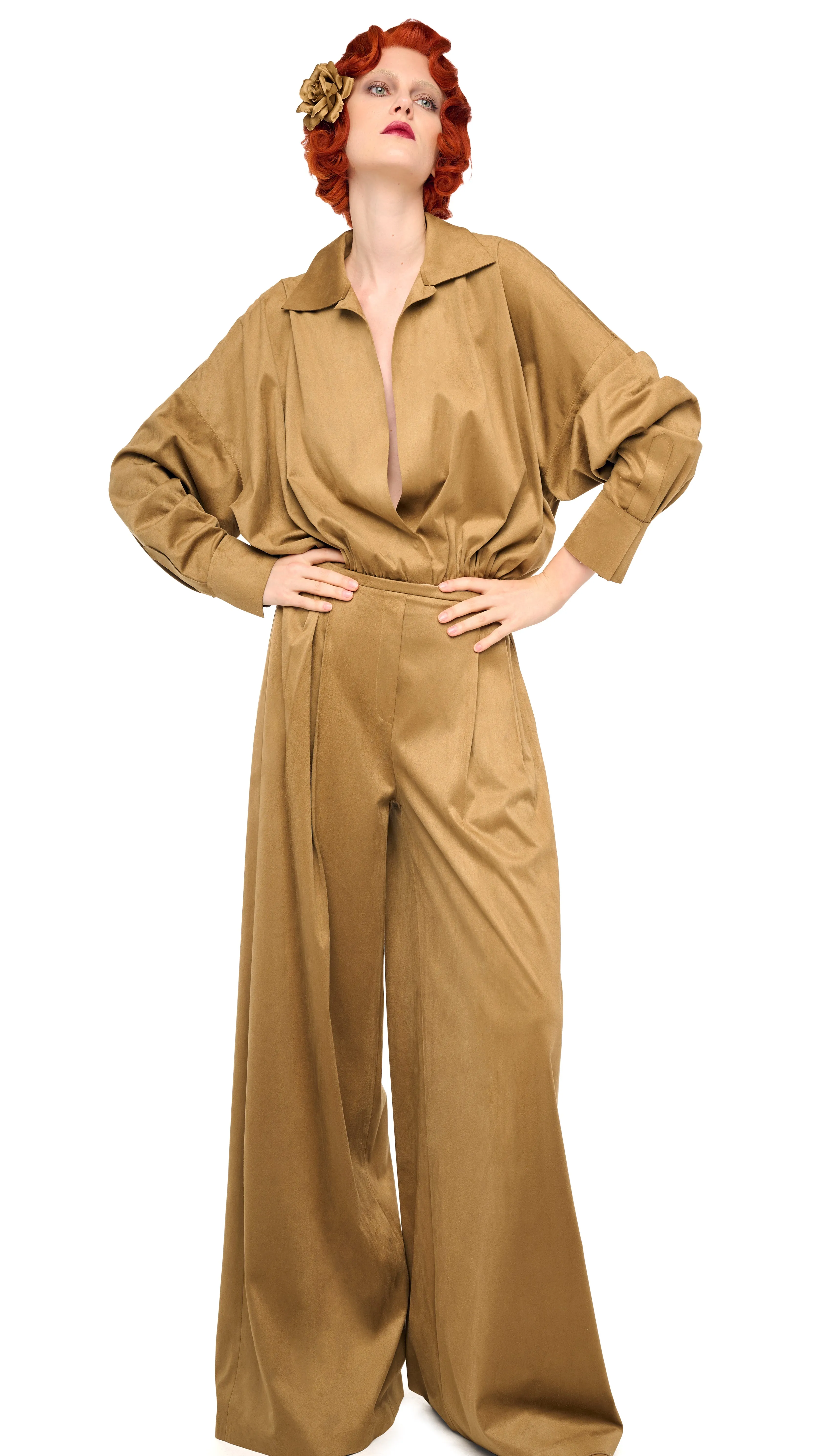MENS PLEAT PANT sold by Norma Kamali product image thumbnail 5