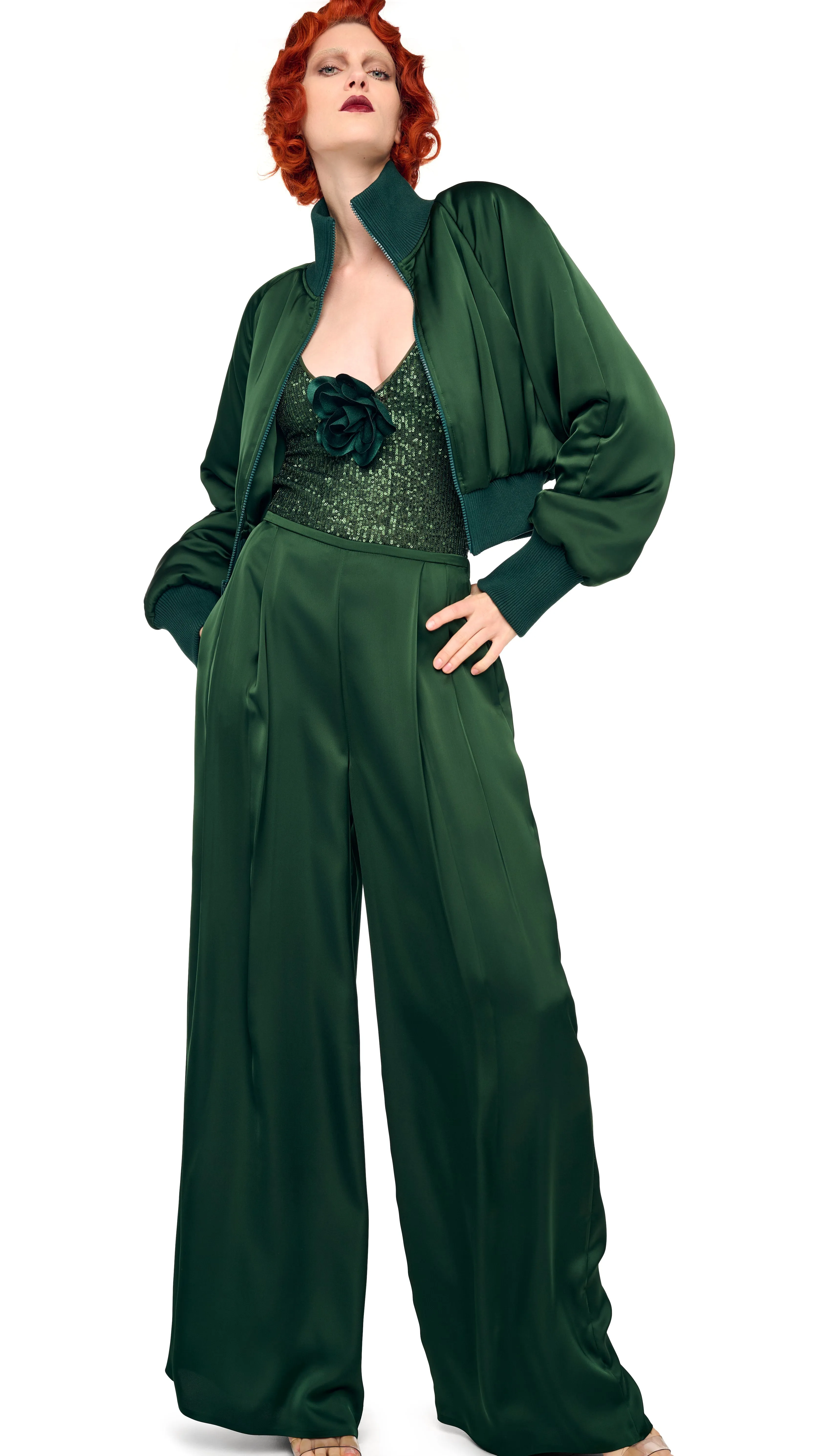 MENS PLEAT PANT sold by Norma Kamali product image thumbnail 4