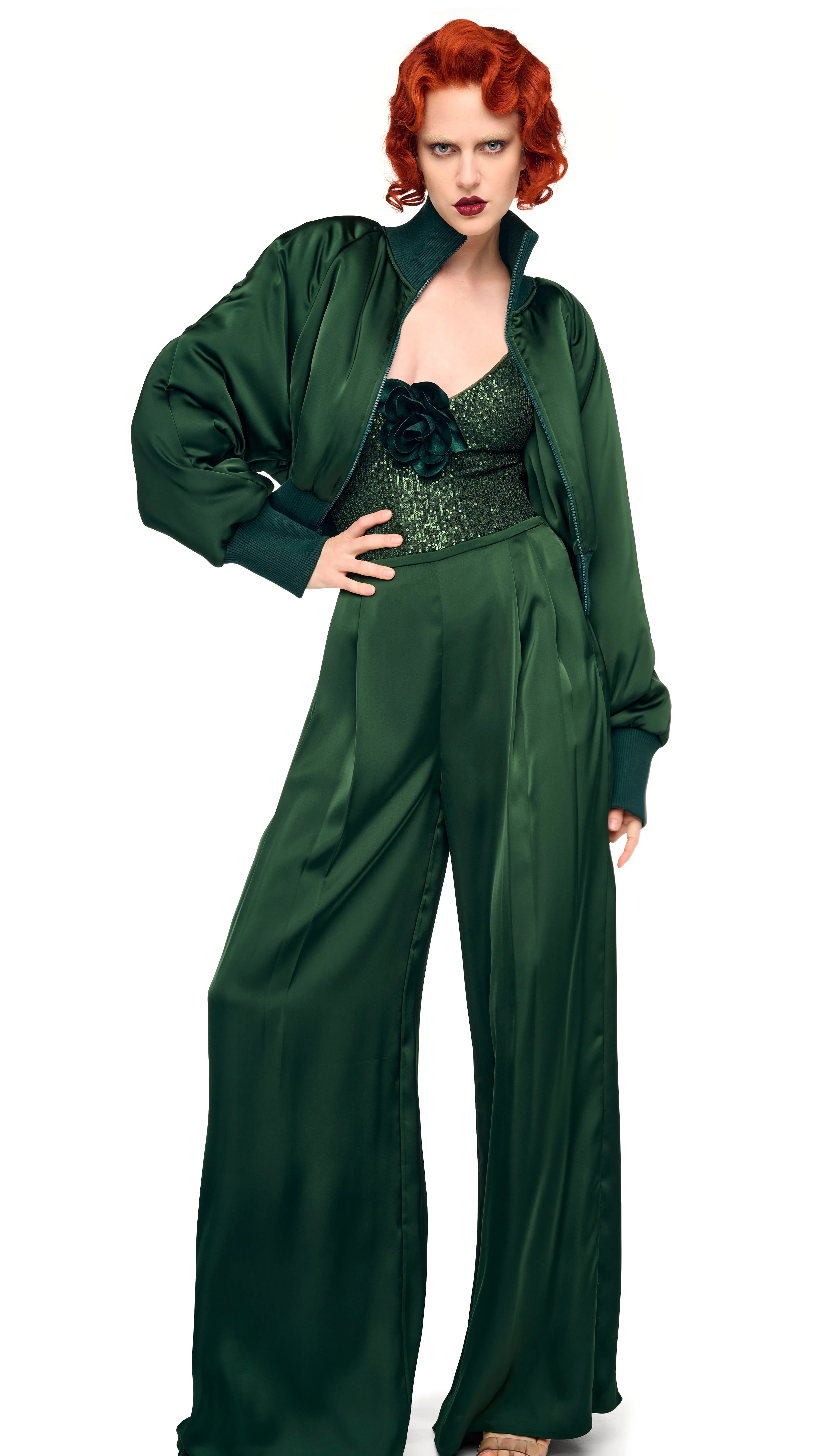 MENS PLEAT PANT sold by Norma Kamali product image thumbnail 5