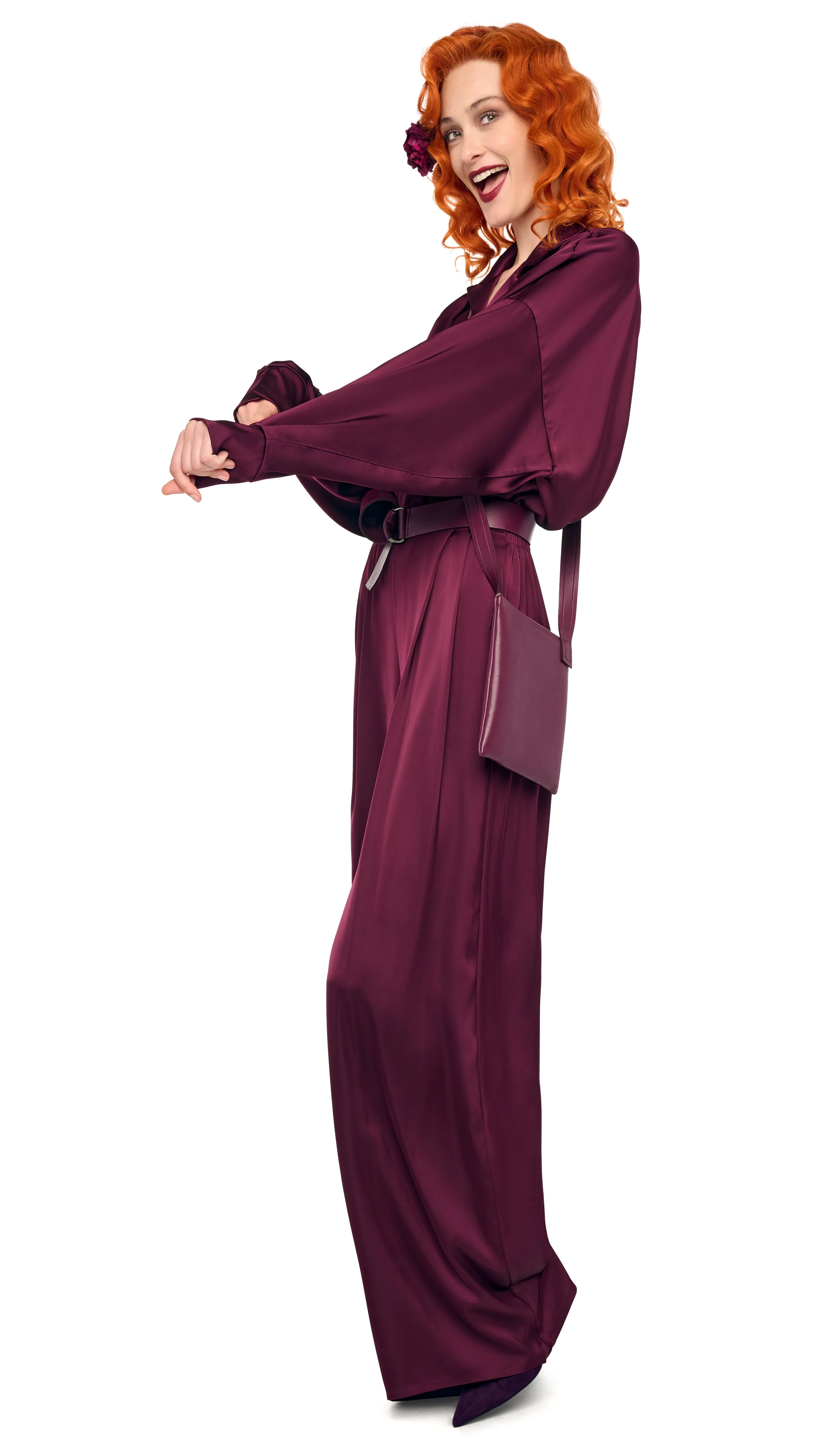 MENS PLEAT PANT sold by Norma Kamali product image thumbnail 4