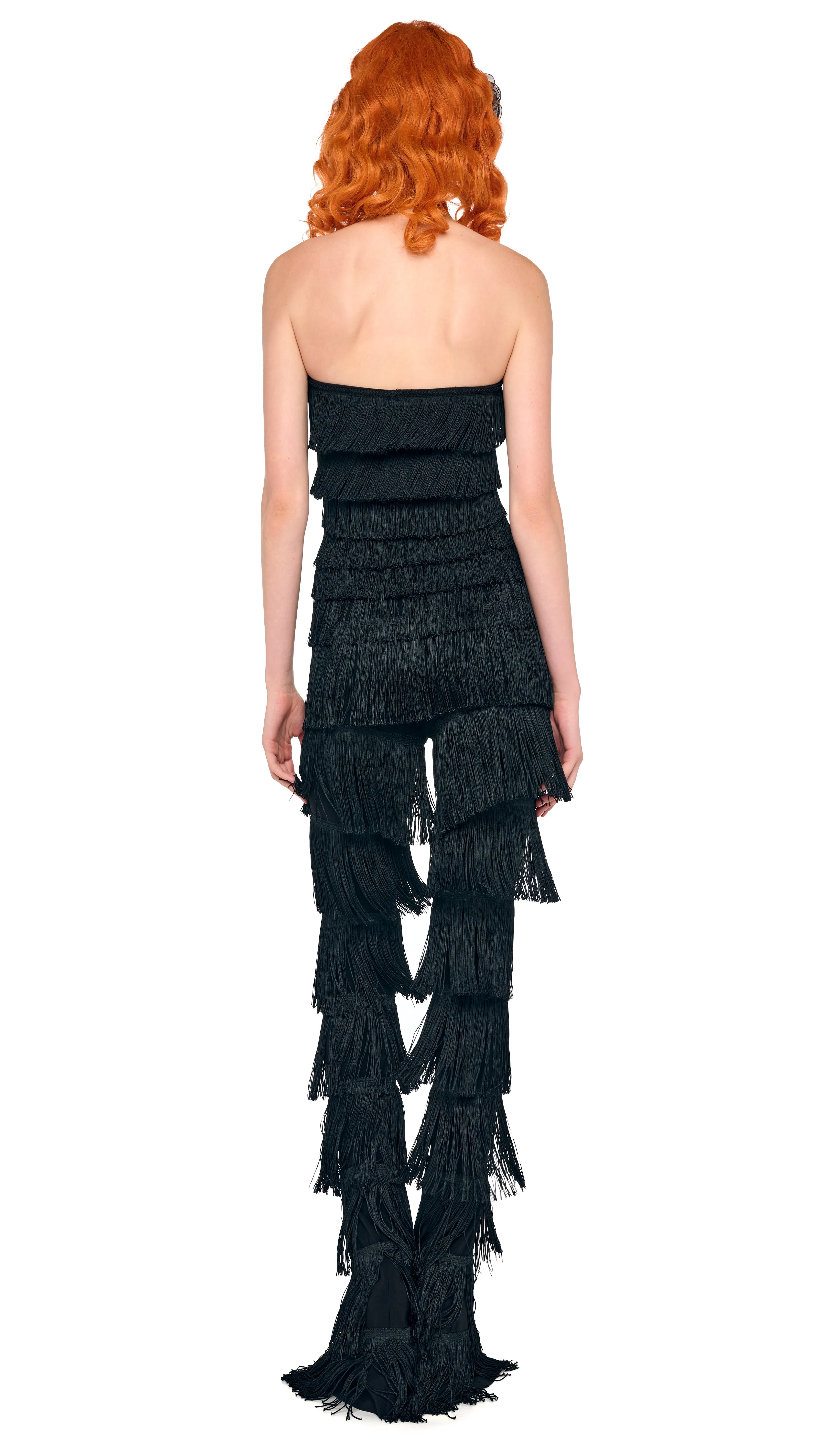 FRINGE SPAT LEGGING sold by Norma Kamali product image thumbnail 3