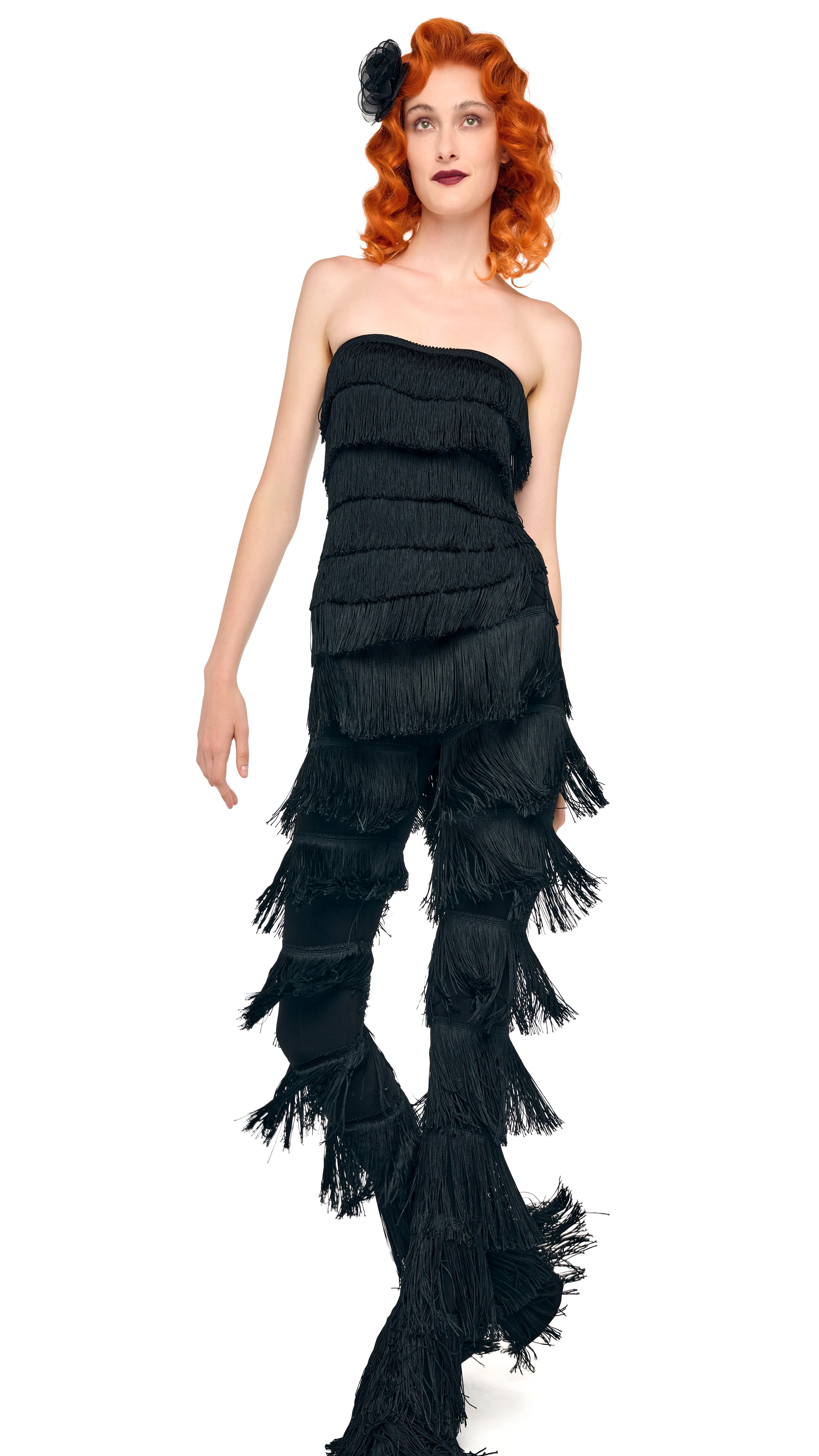 FRINGE SPAT LEGGING sold by Norma Kamali product image thumbnail 5