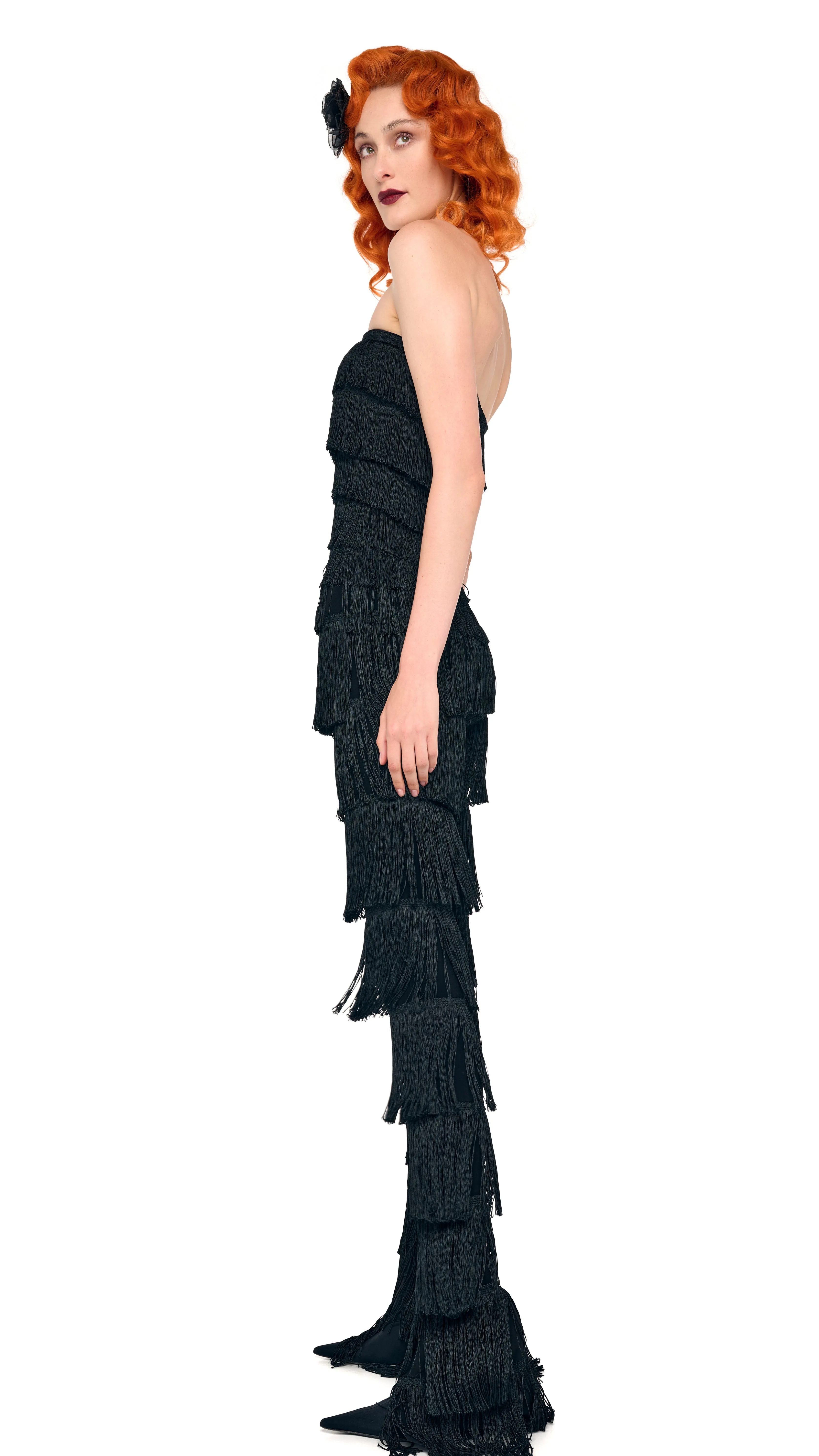 FRINGE SPAT LEGGING sold by Norma Kamali product image thumbnail 2