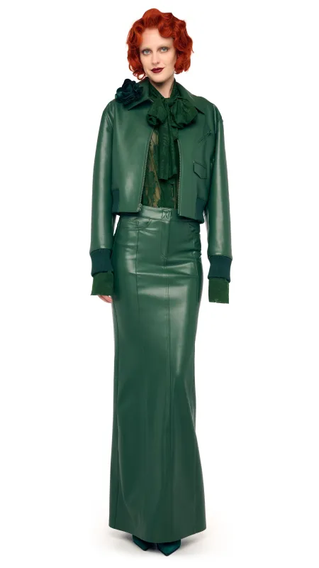 MENS ZIP FRONT CLASSIC CROPPED JACKET sold by Norma Kamali