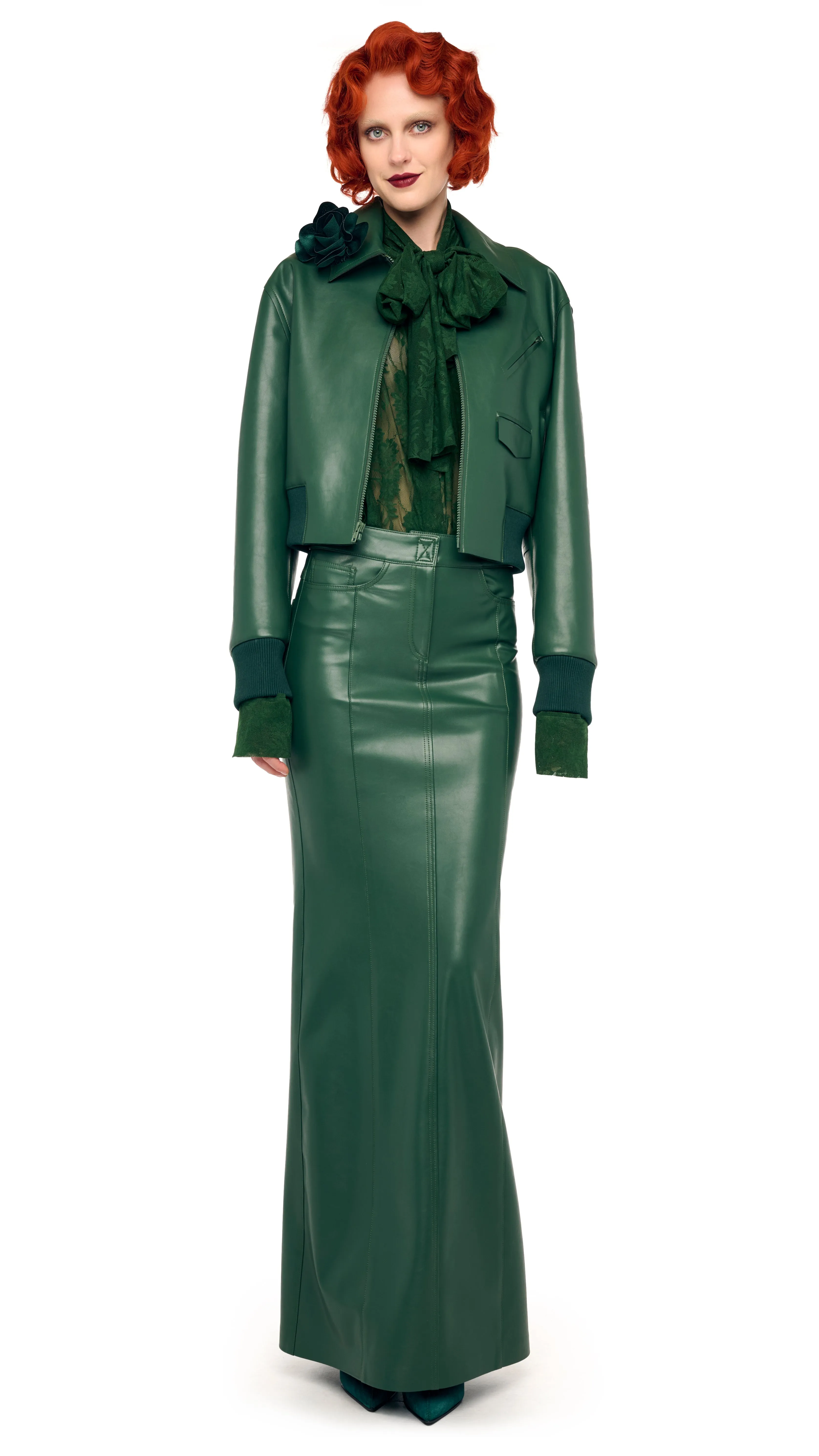 MENS ZIP FRONT CLASSIC CROPPED JACKET sold by Norma Kamali