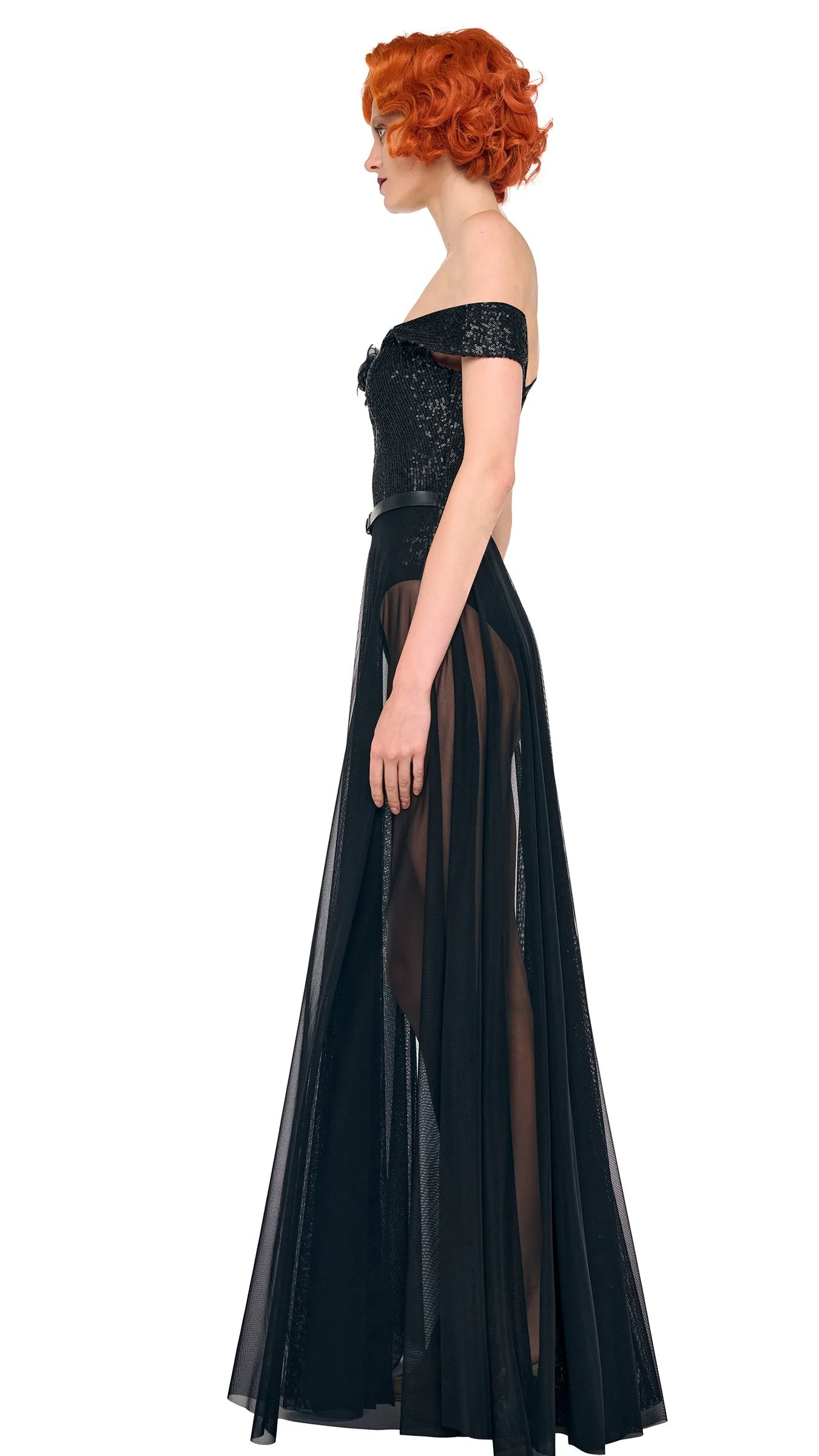 DOUBLE DROP SHOULDER GOWN sold by Norma Kamali product image thumbnail 2