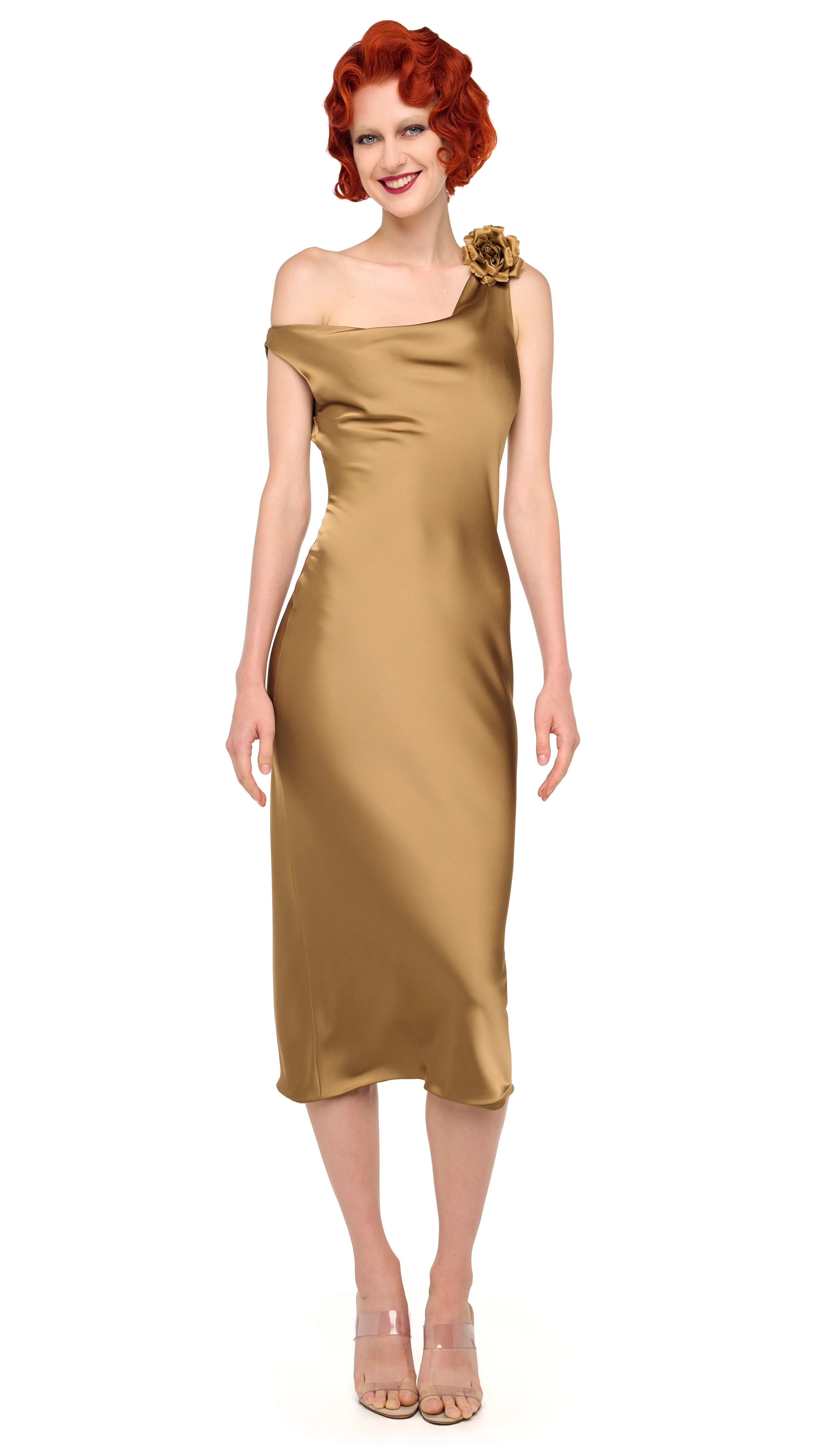 DROP SHOULDER MARIA DRESS sold by Norma Kamali