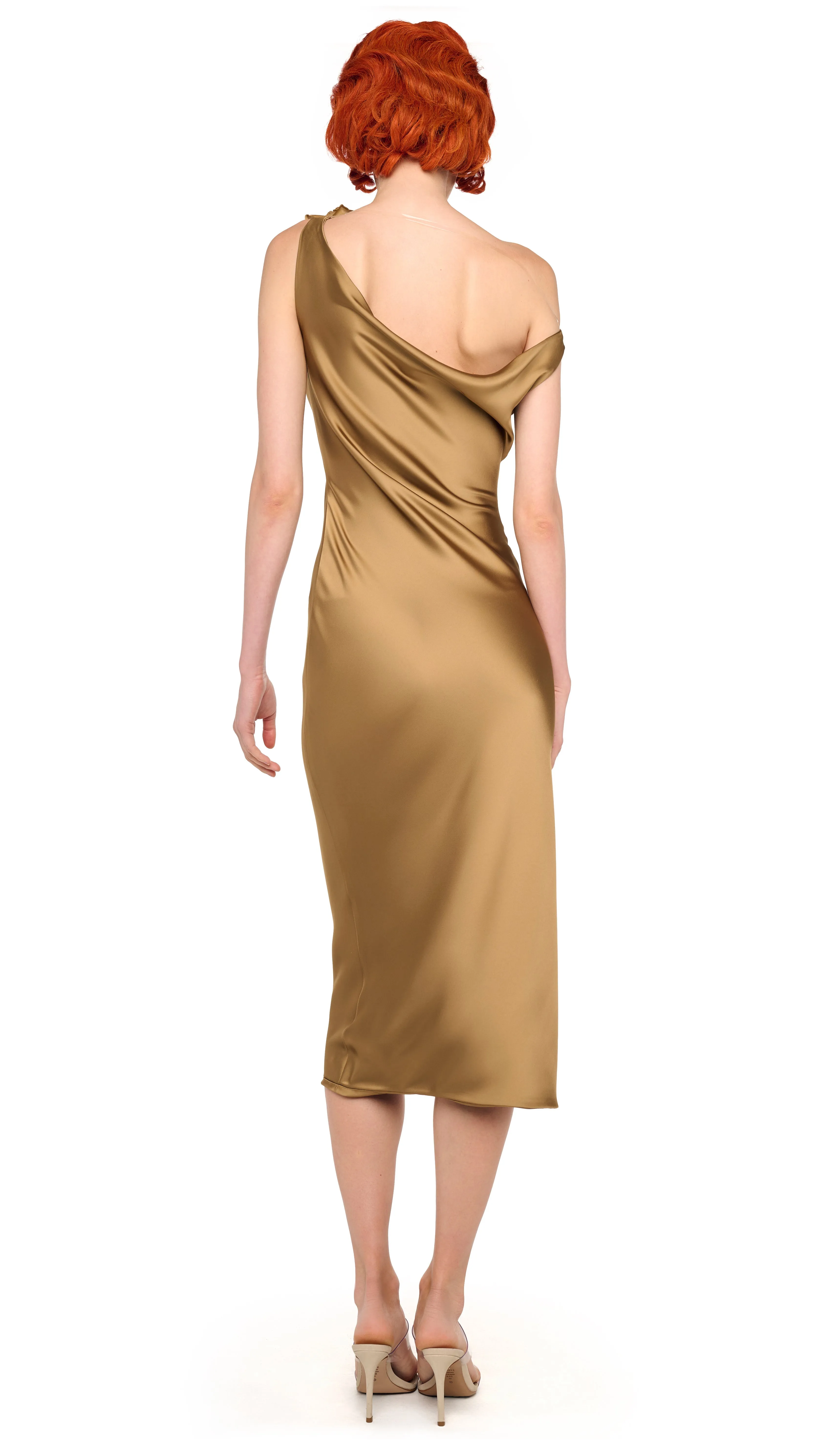 DROP SHOULDER MARIA DRESS sold by Norma Kamali product image thumbnail 3