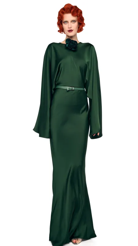 REVERSE OBIE GOWN W/ LONG SLEEVE sold by Norma Kamali