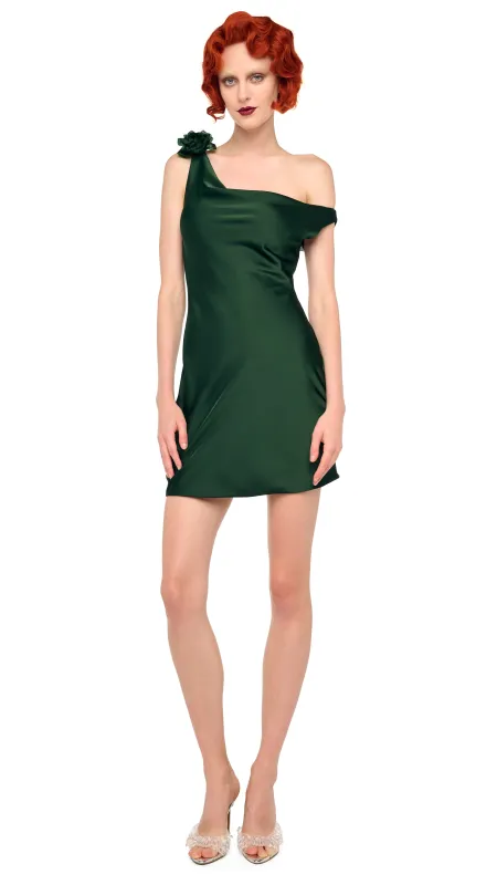 DROP SHOULDER MARIA MINI DRESS sold by Norma Kamali