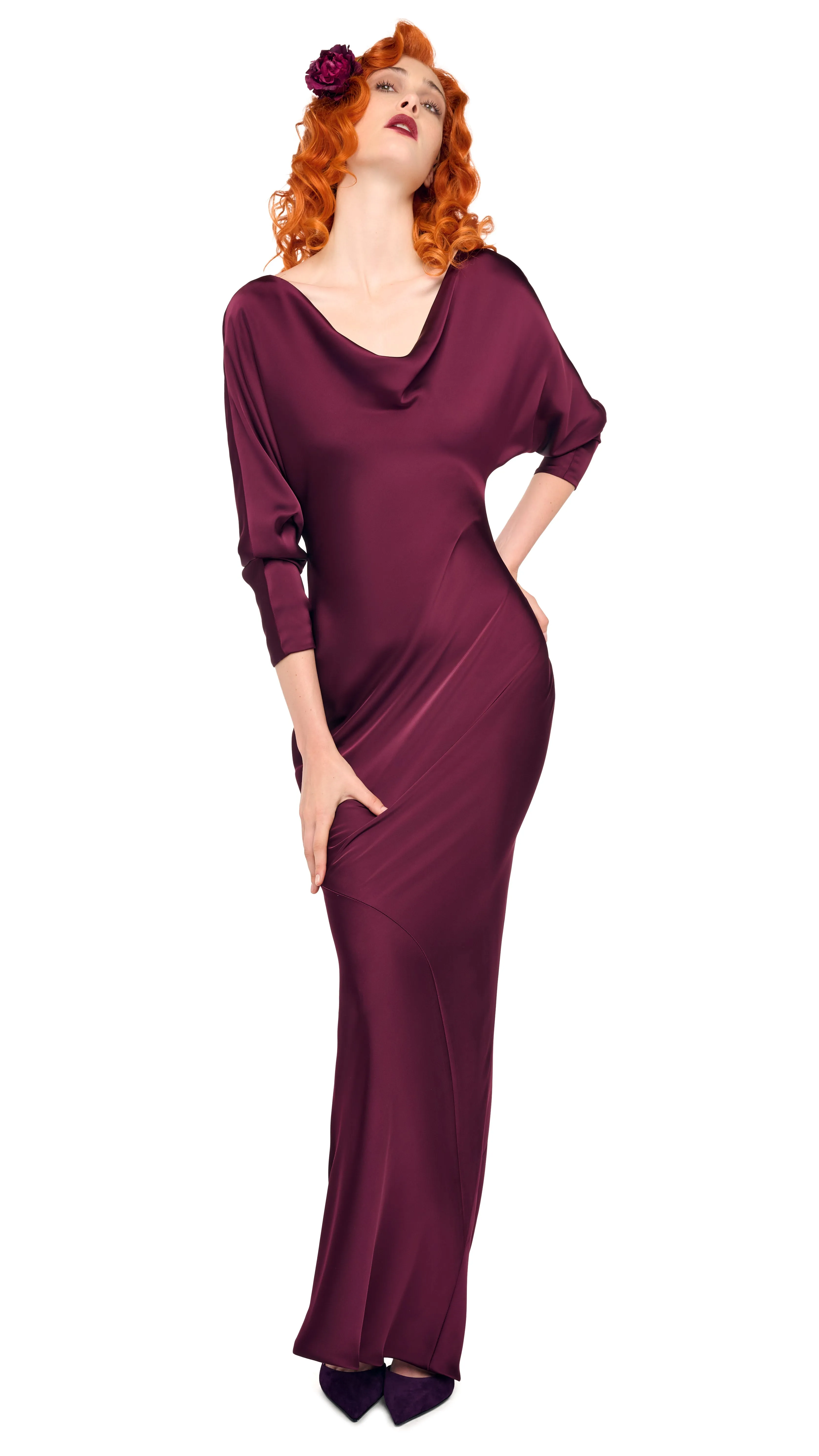 DOLMAN MARIA GOWN sold by Norma Kamali product image thumbnail 4