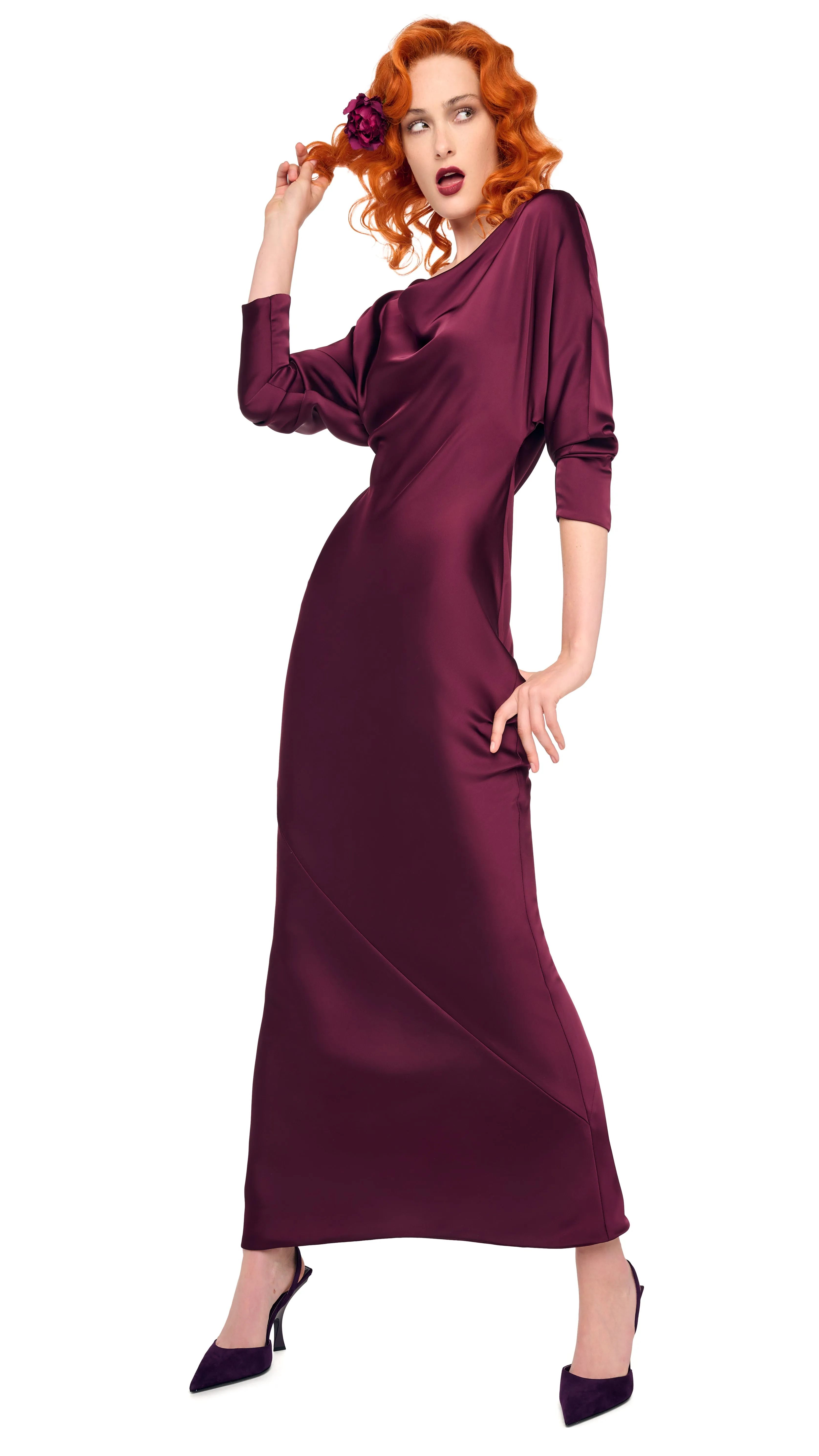DOLMAN MARIA GOWN sold by Norma Kamali product image thumbnail 5