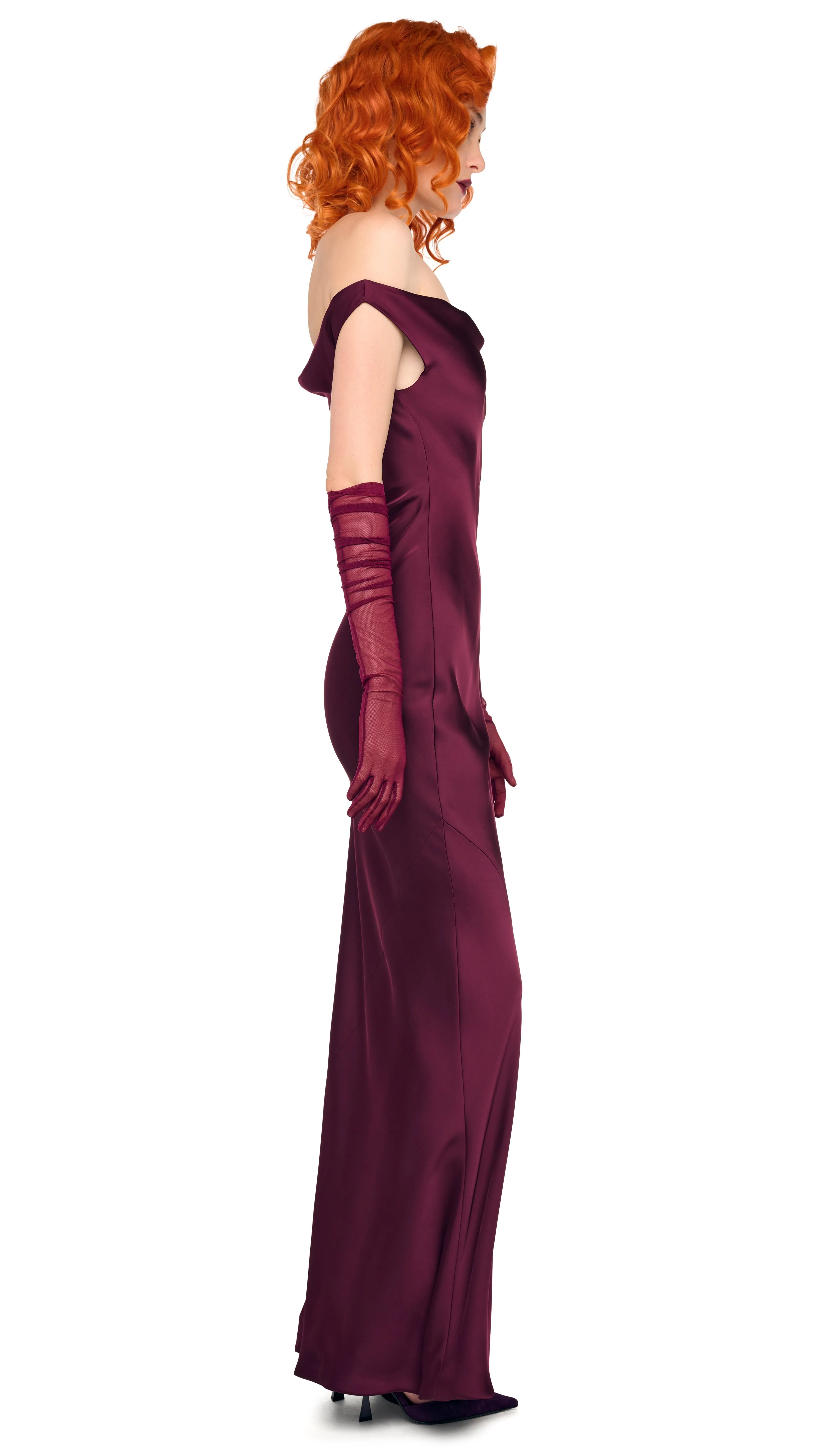 DROP SHOULDER MARIA GOWN sold by Norma Kamali product image thumbnail 4