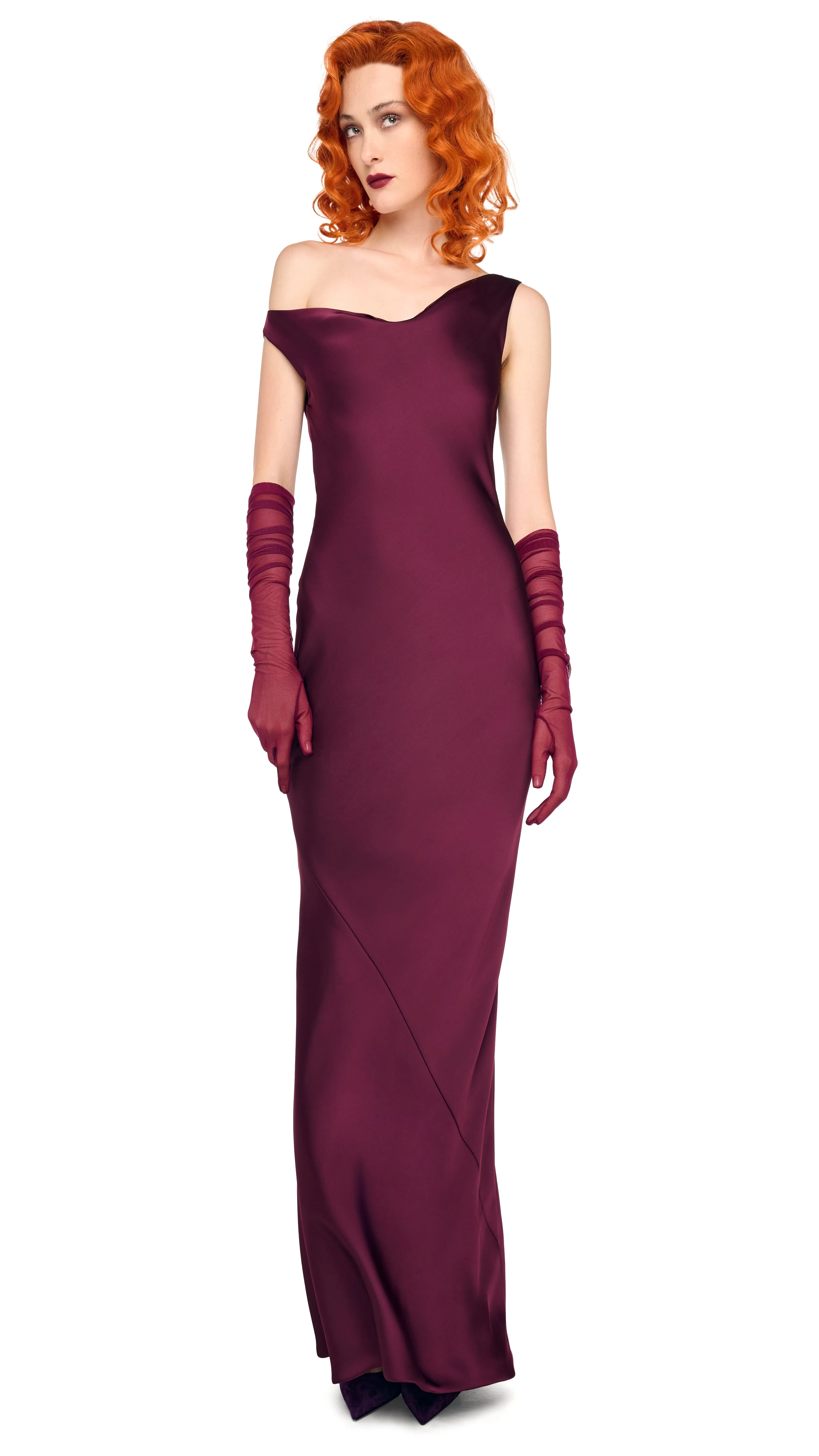 DROP SHOULDER MARIA GOWN sold by Norma Kamali