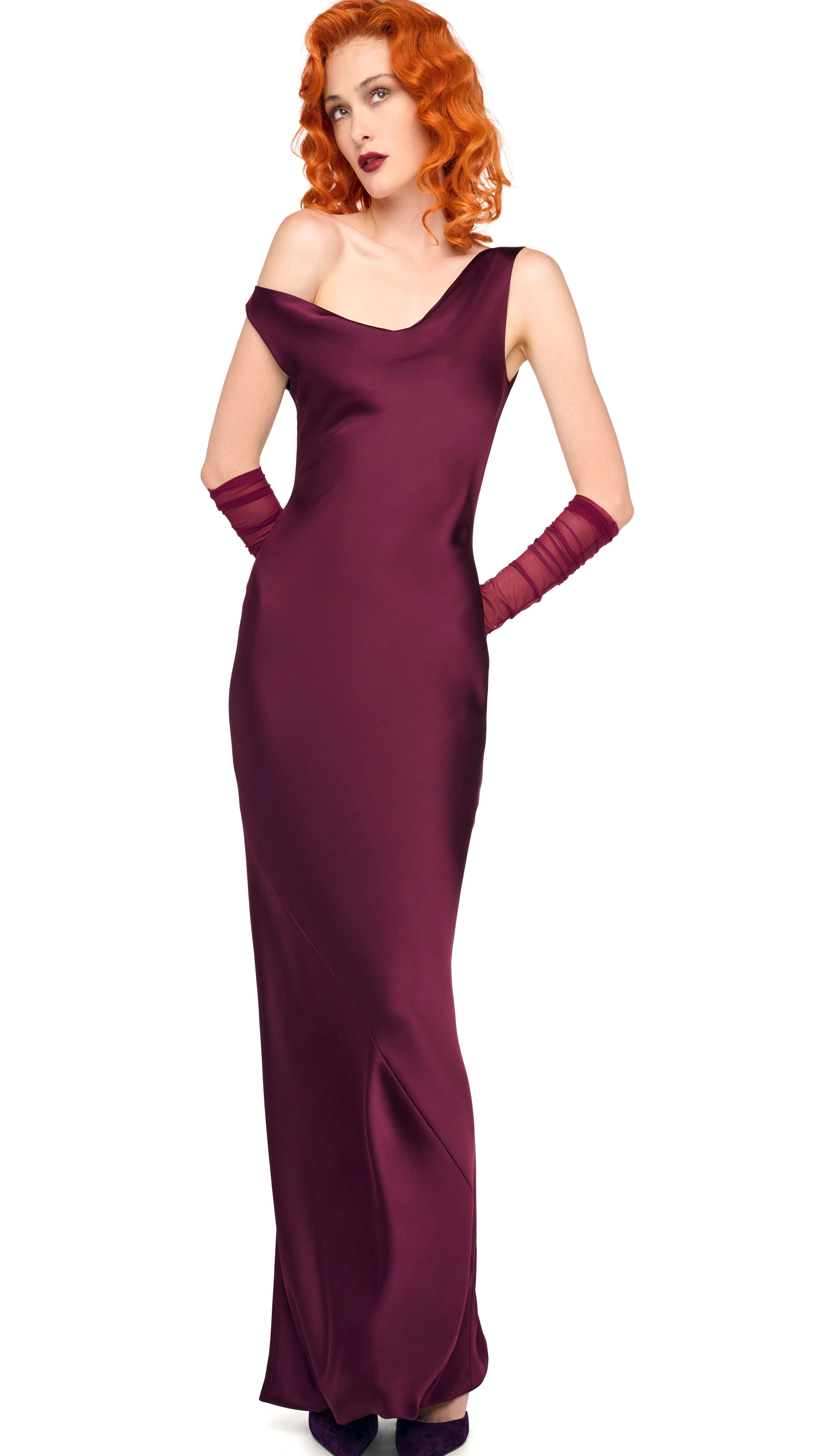 DROP SHOULDER MARIA GOWN sold by Norma Kamali product image thumbnail 5