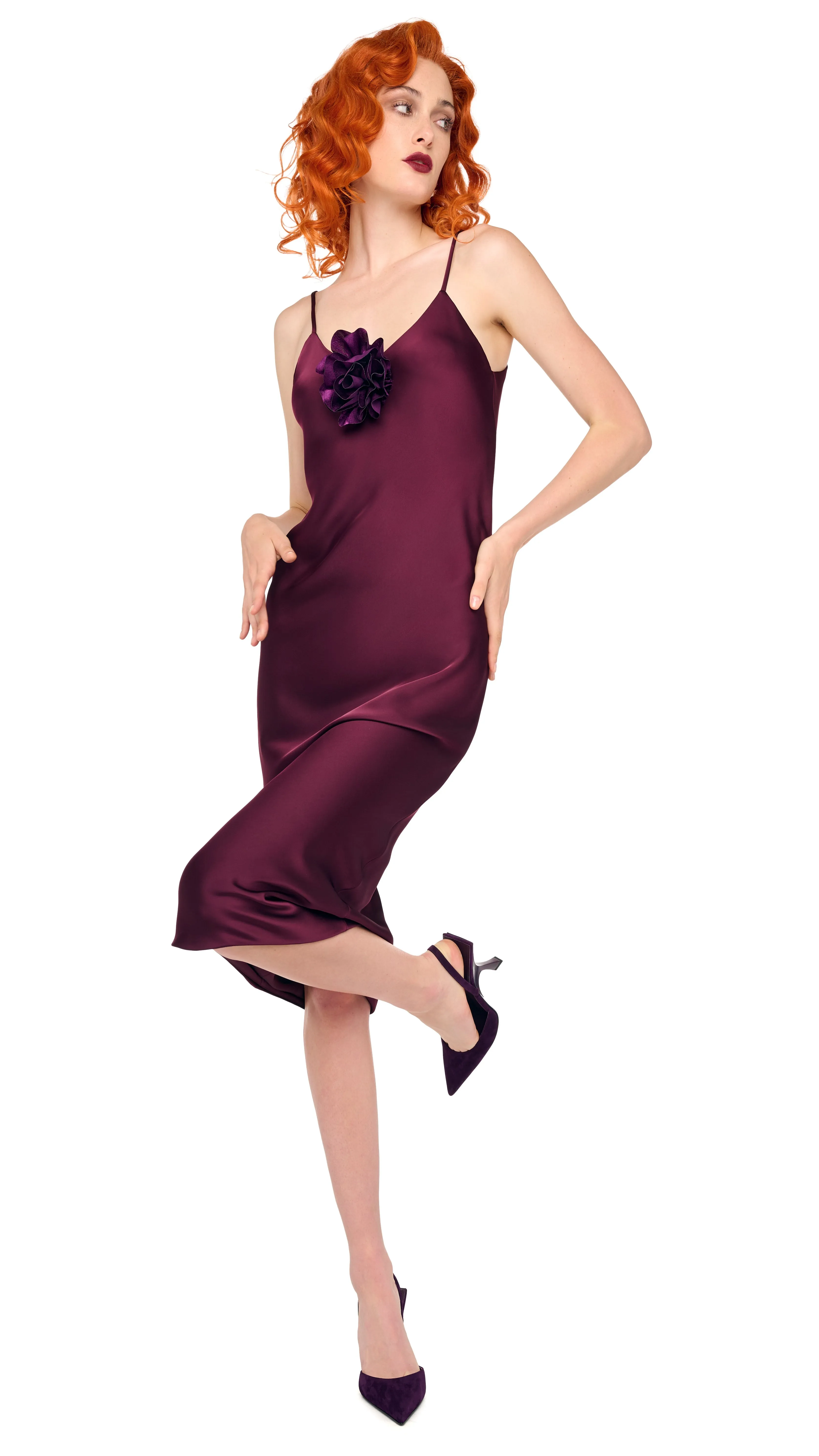 BIAS SLIP DRESS sold by Norma Kamali product image thumbnail 5