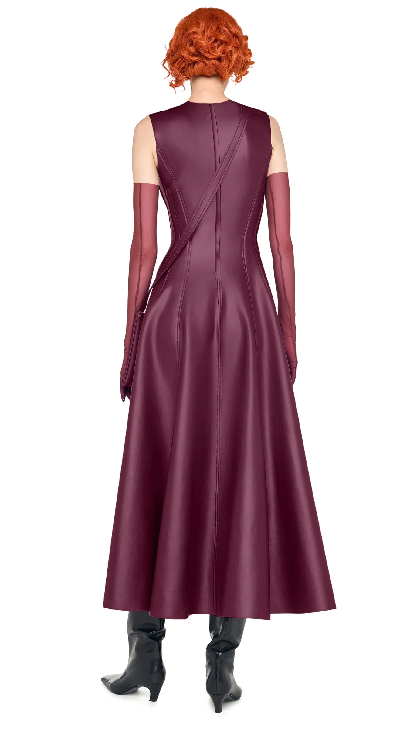 SLEEVELESS LONG GRACE DRESS sold by Norma Kamali product image thumbnail 3