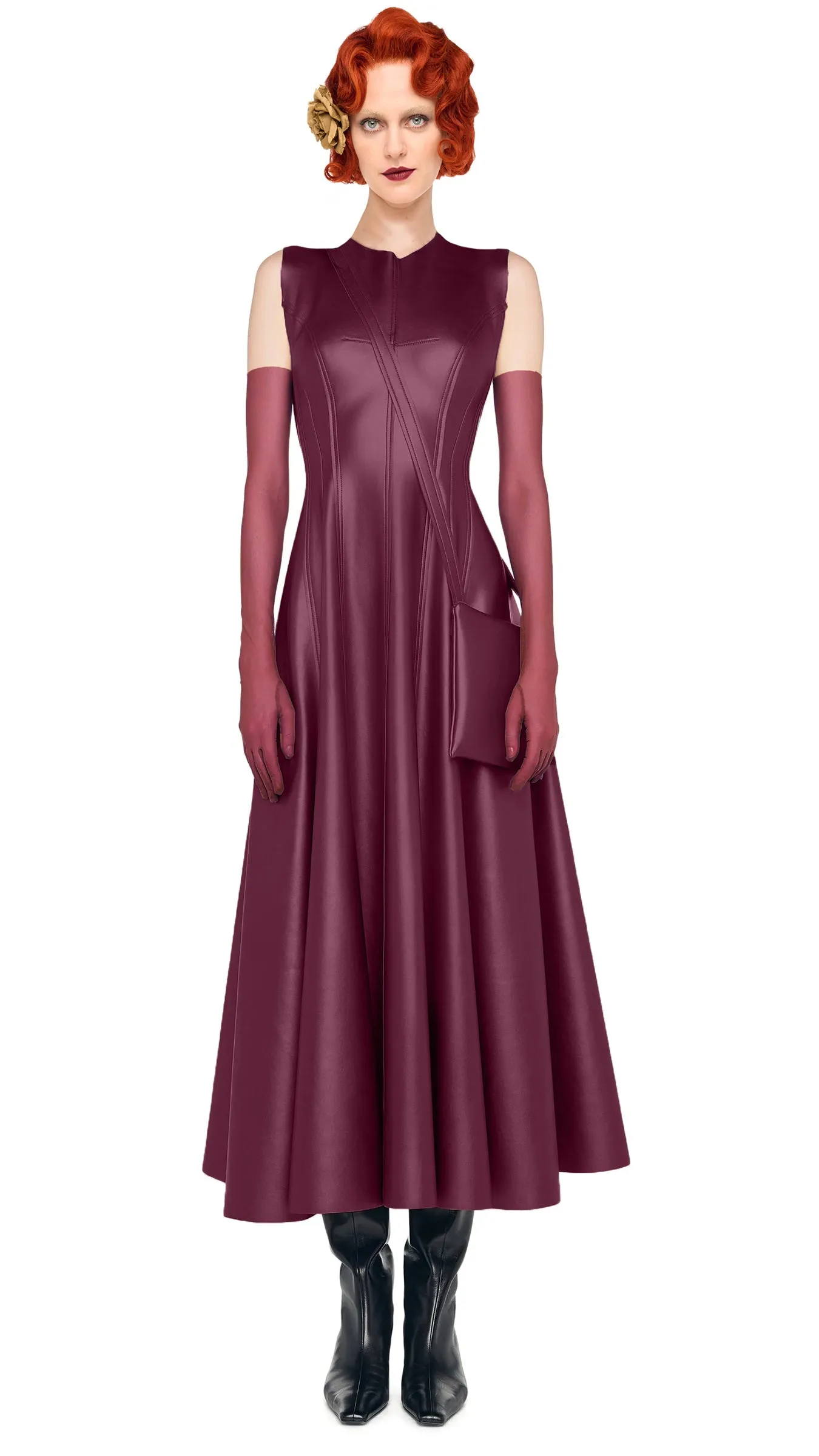 SLEEVELESS LONG GRACE DRESS sold by Norma Kamali