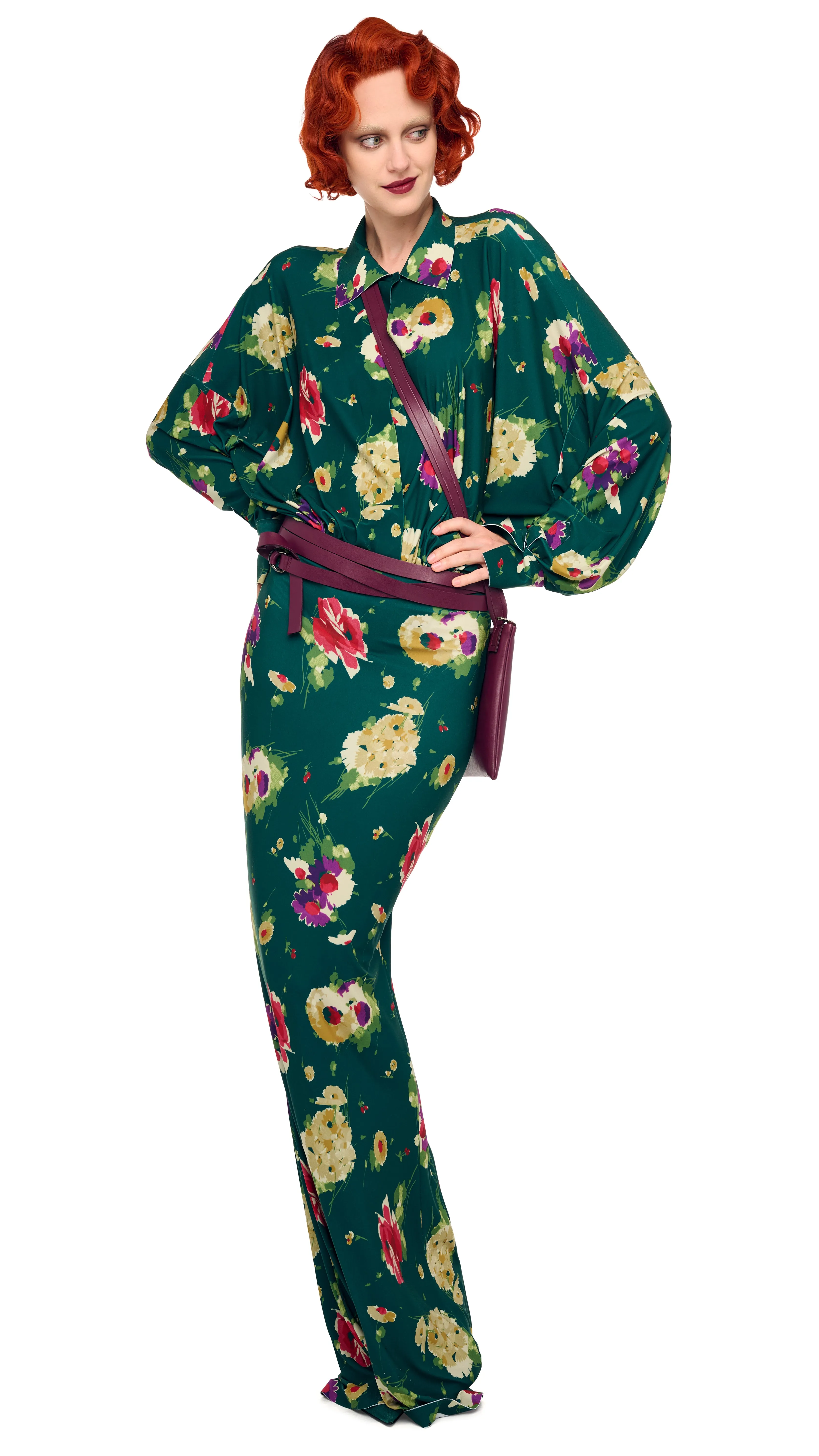 OBIE LONG SKIRT sold by Norma Kamali product image thumbnail 4