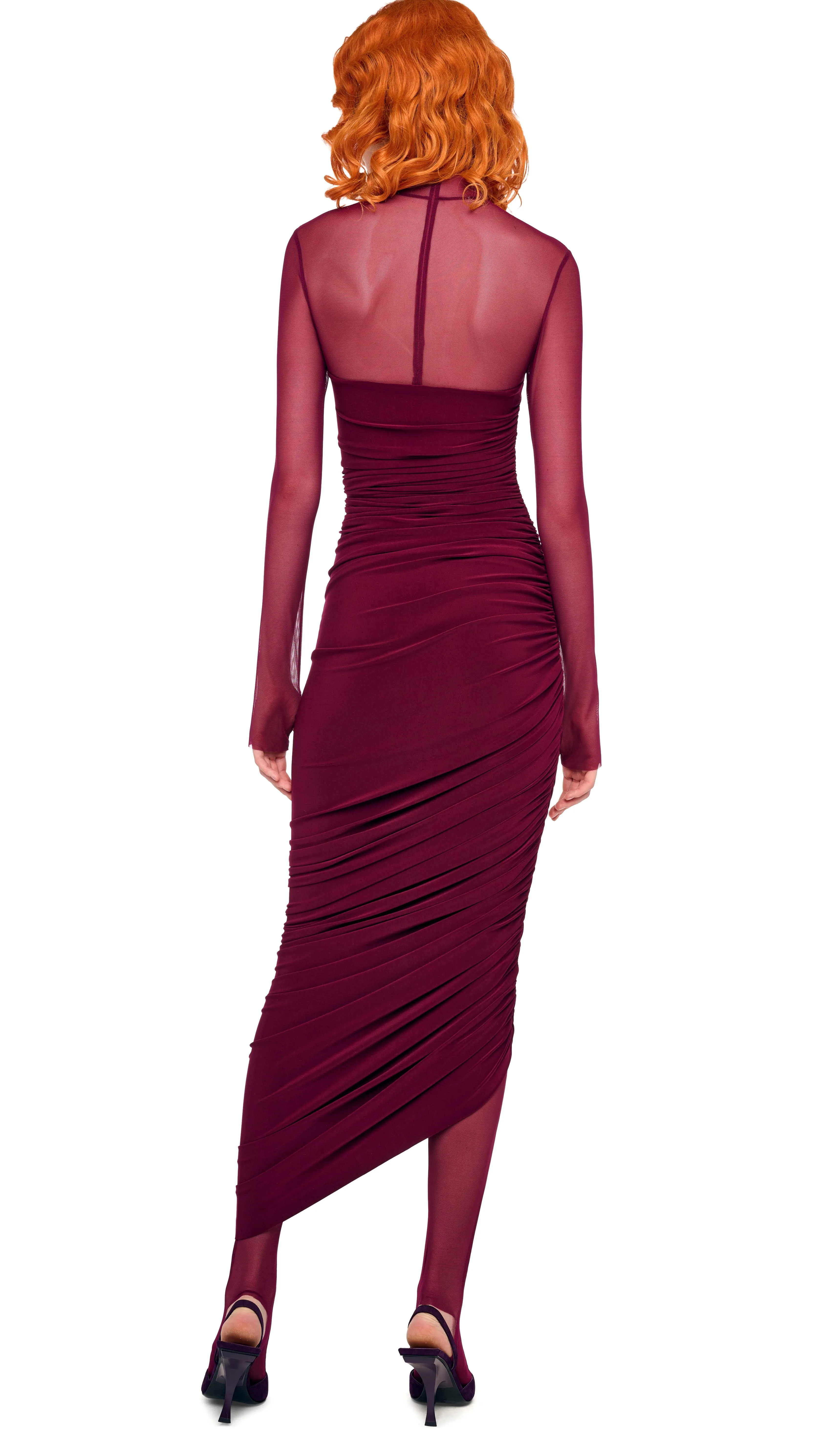 LS TURTLENECK STRAPLESS DIANA GOWN W/ CATSUIT sold by Norma Kamali product image thumbnail 3