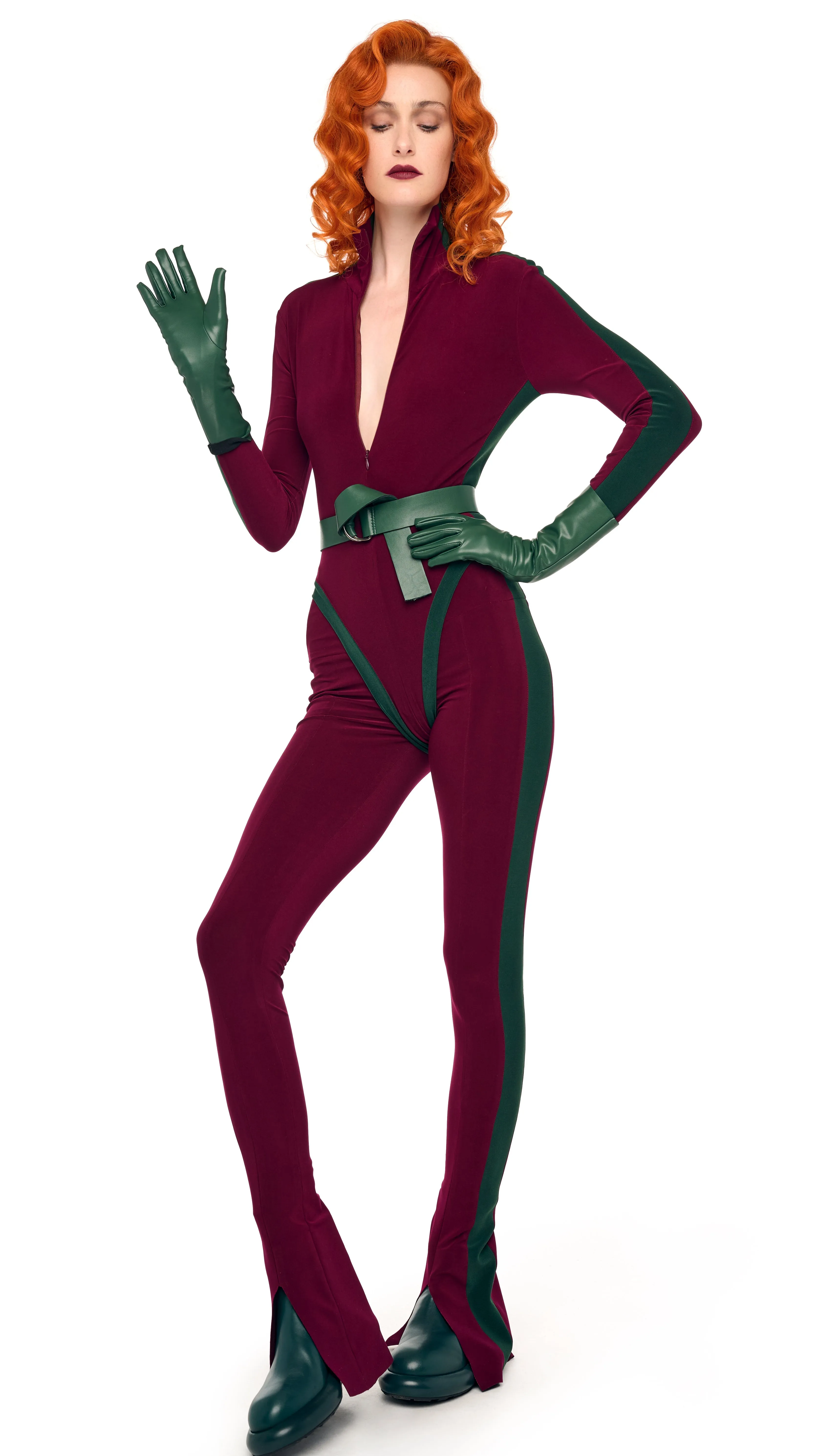 SIDE STRIPE SPAT LEGGING sold by Norma Kamali product image thumbnail 5