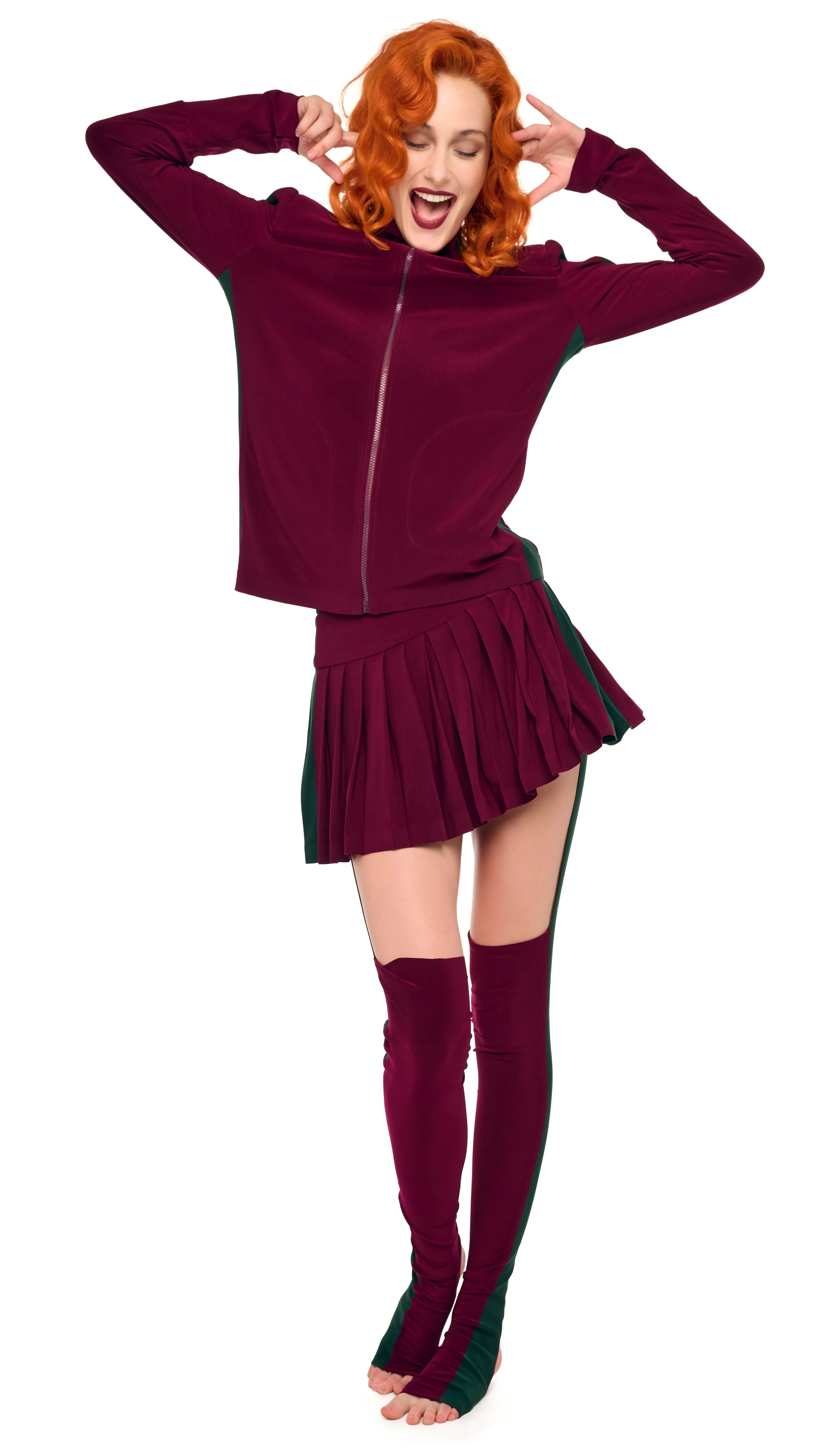 SIDE STRIPE TURTLE JACKET sold by Norma Kamali product image thumbnail 5