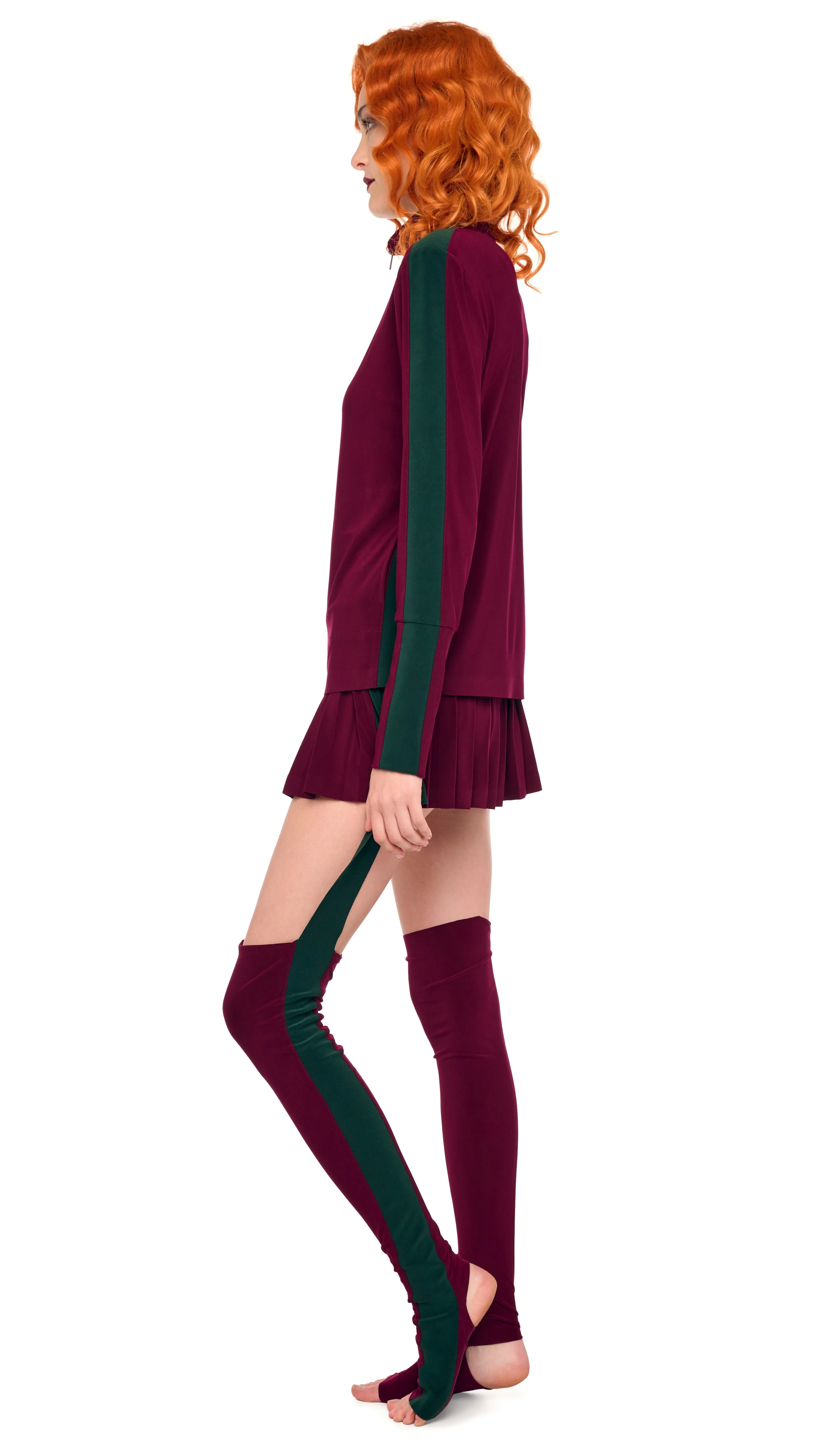 SIDE STRIPE TURTLE JACKET sold by Norma Kamali product image thumbnail 2