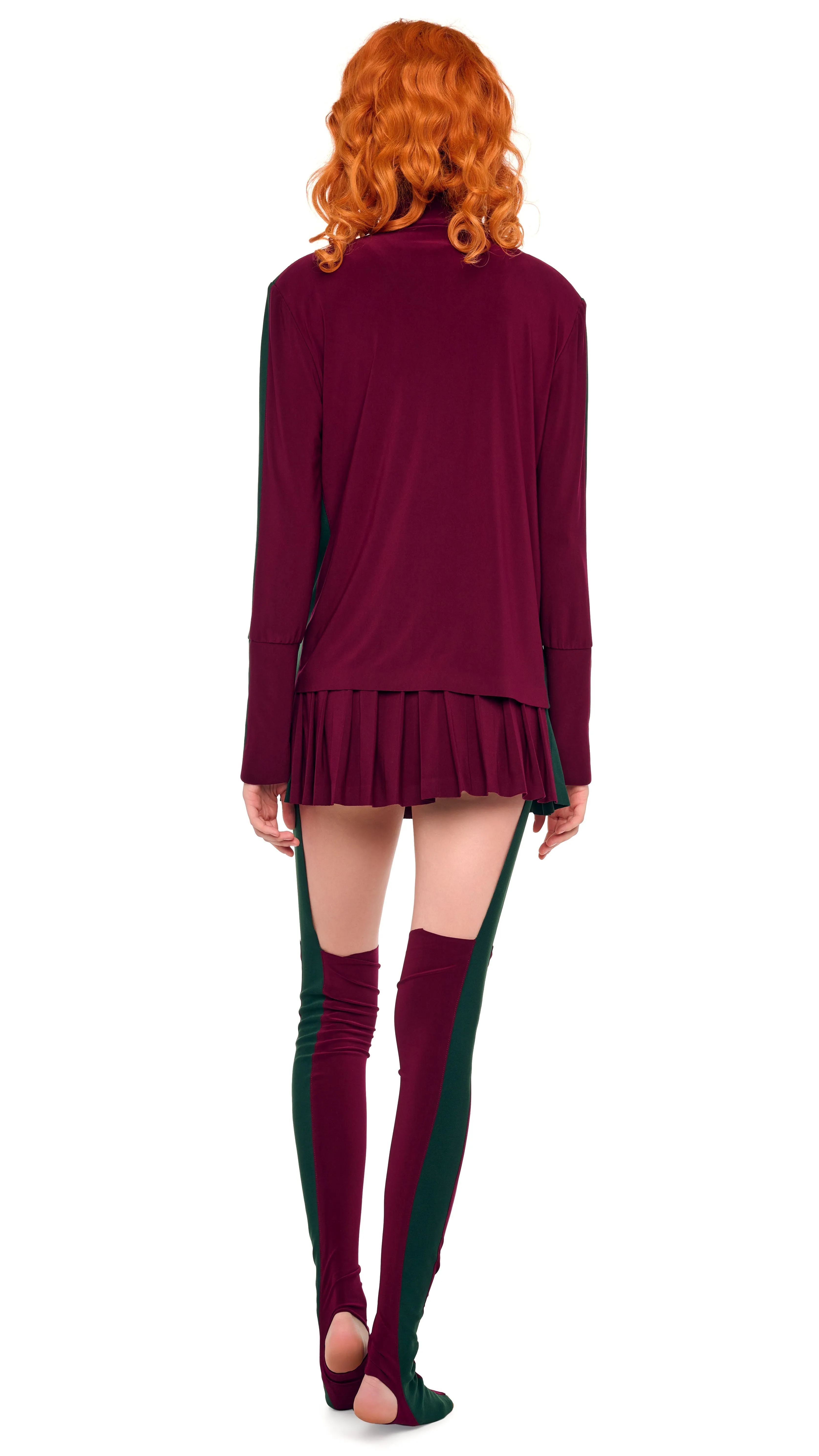 SIDE STRIPE TURTLE JACKET sold by Norma Kamali product image thumbnail 3